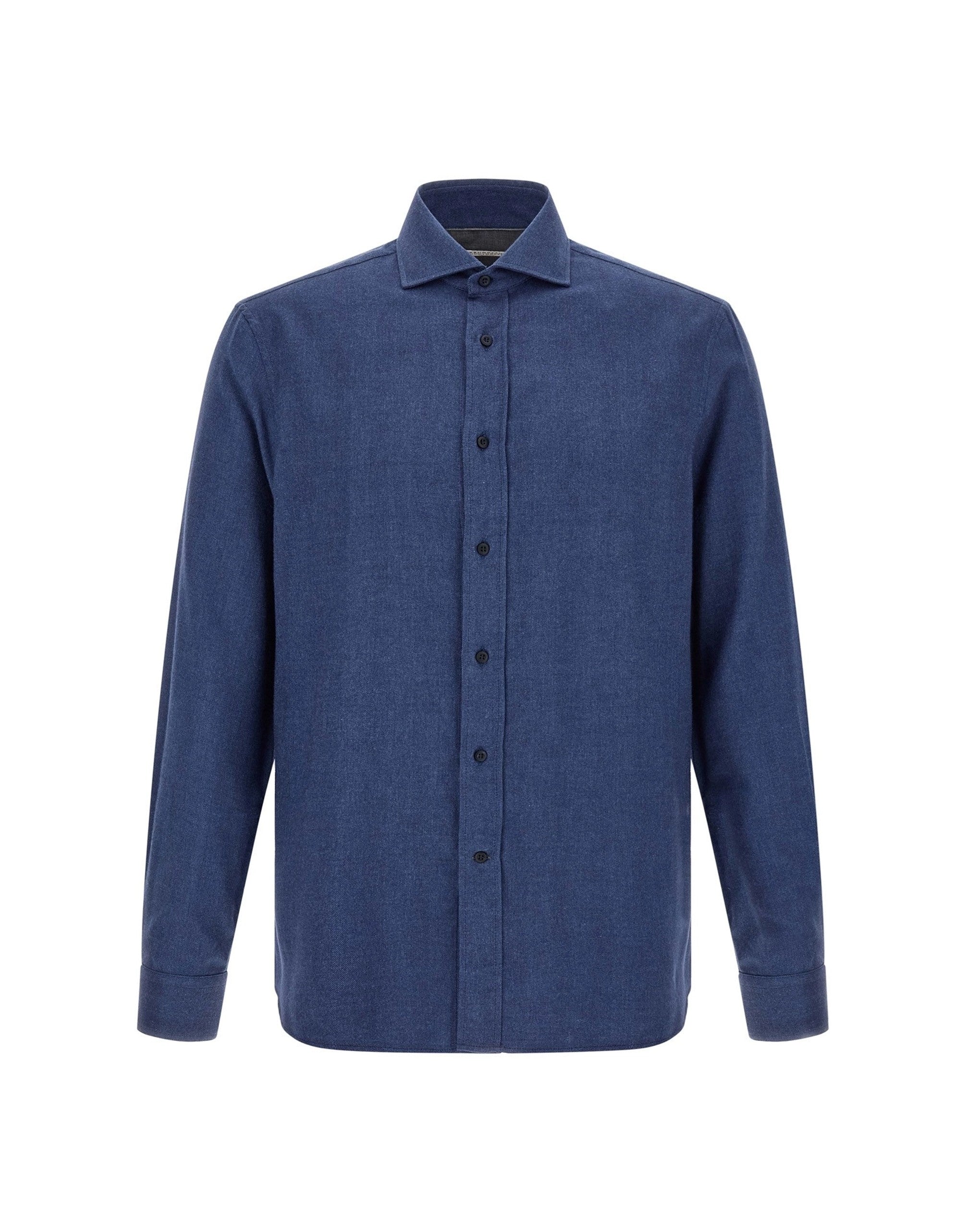 Brunello Cucinelli Herringbone Flannel Shirt