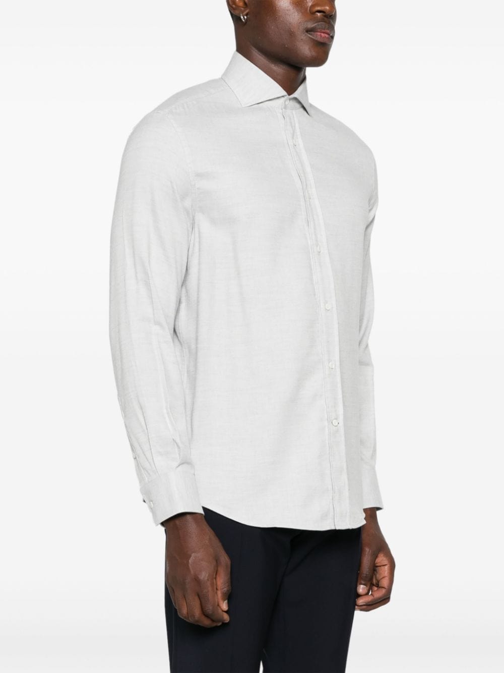 Brunello Cucinelli Herringbone Shirt