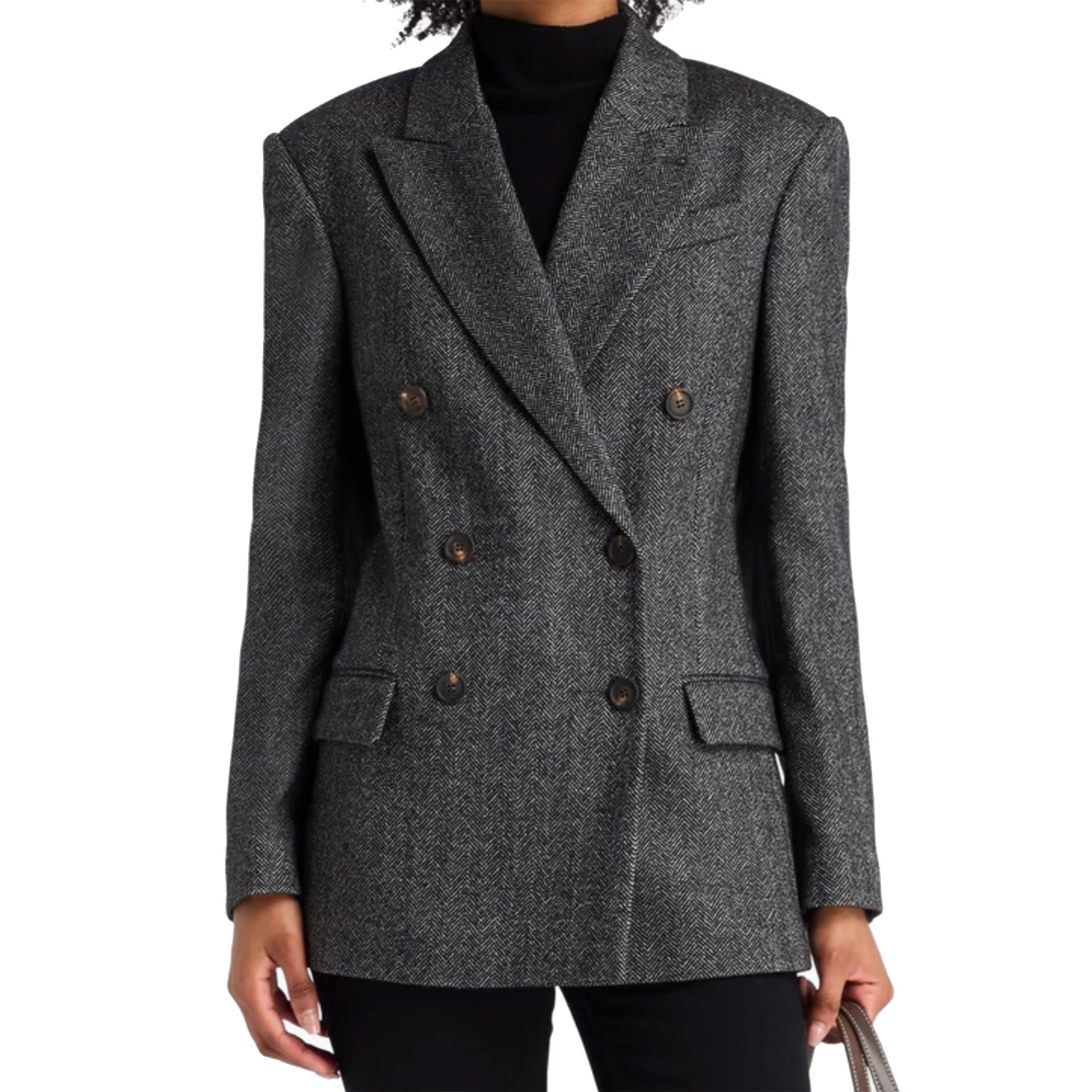 Brunello Cucinelli Blazer de lana con espiga - alternate view