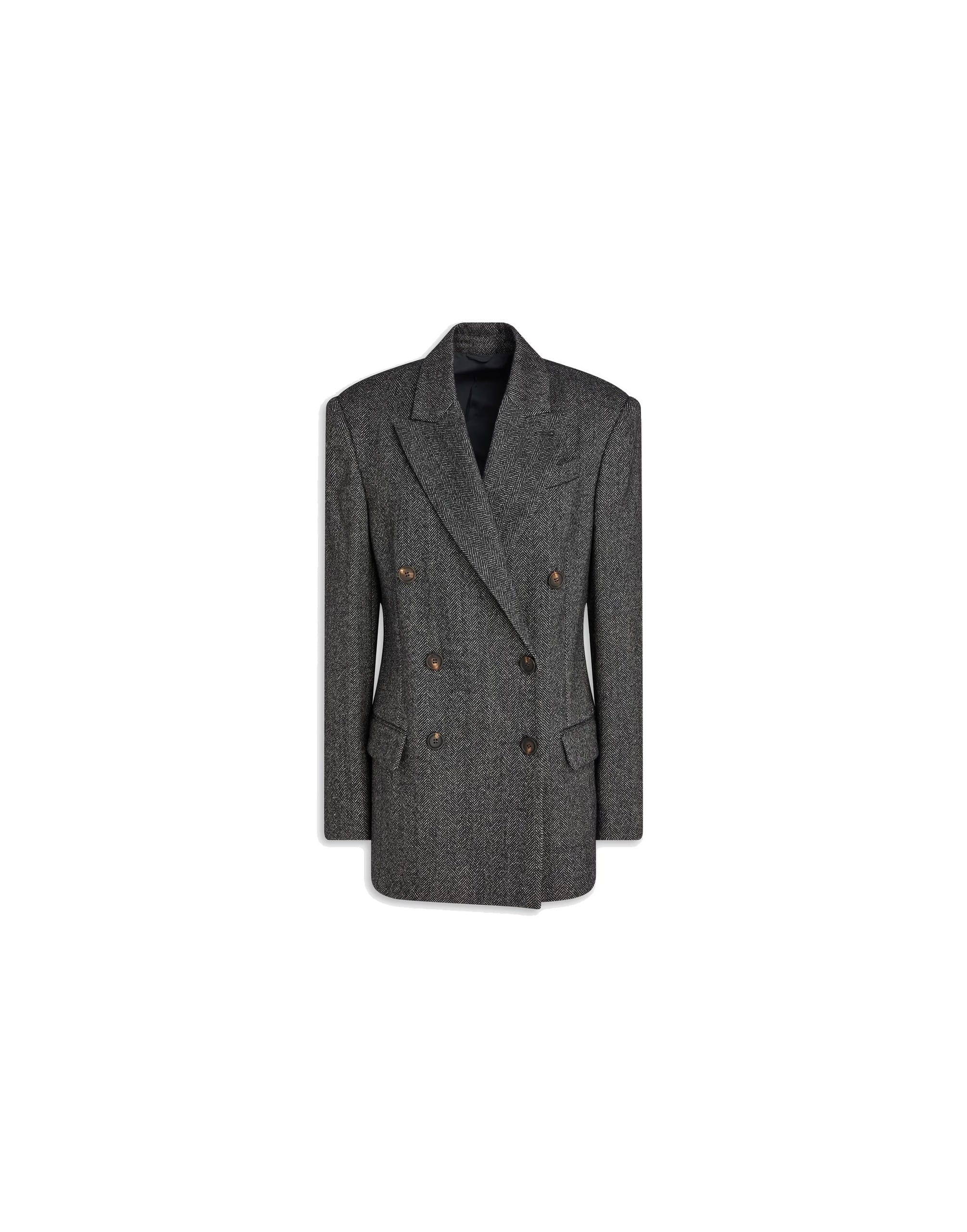 Brunello Cucinelli Brunello Cucinelli Herringbone Wool Blazer