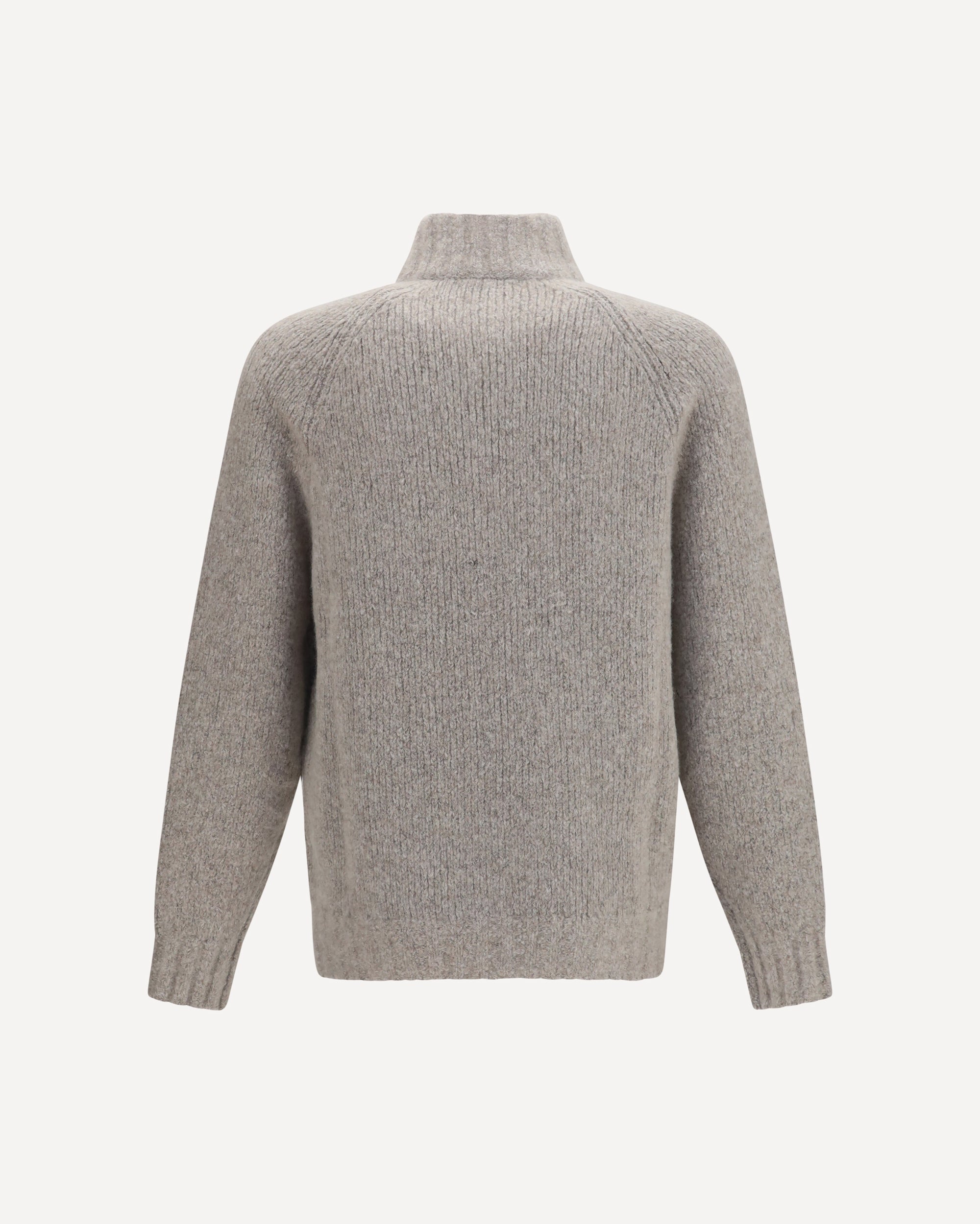 Brunello Cucinelli Kaschmir-Seide-Cardigan mit hohem Kragen