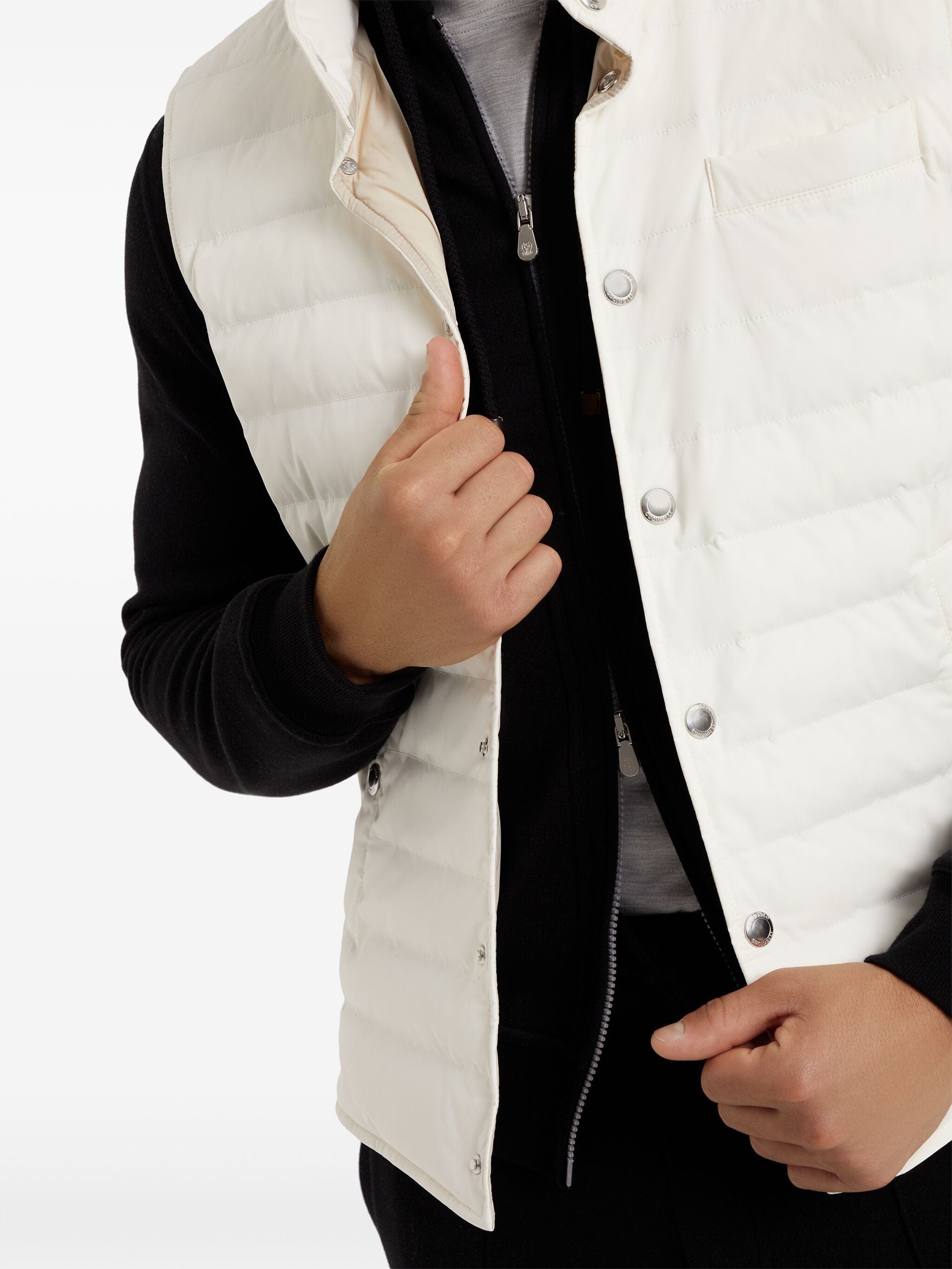 Brunello Cucinelli High-Neck Quilted Gilet