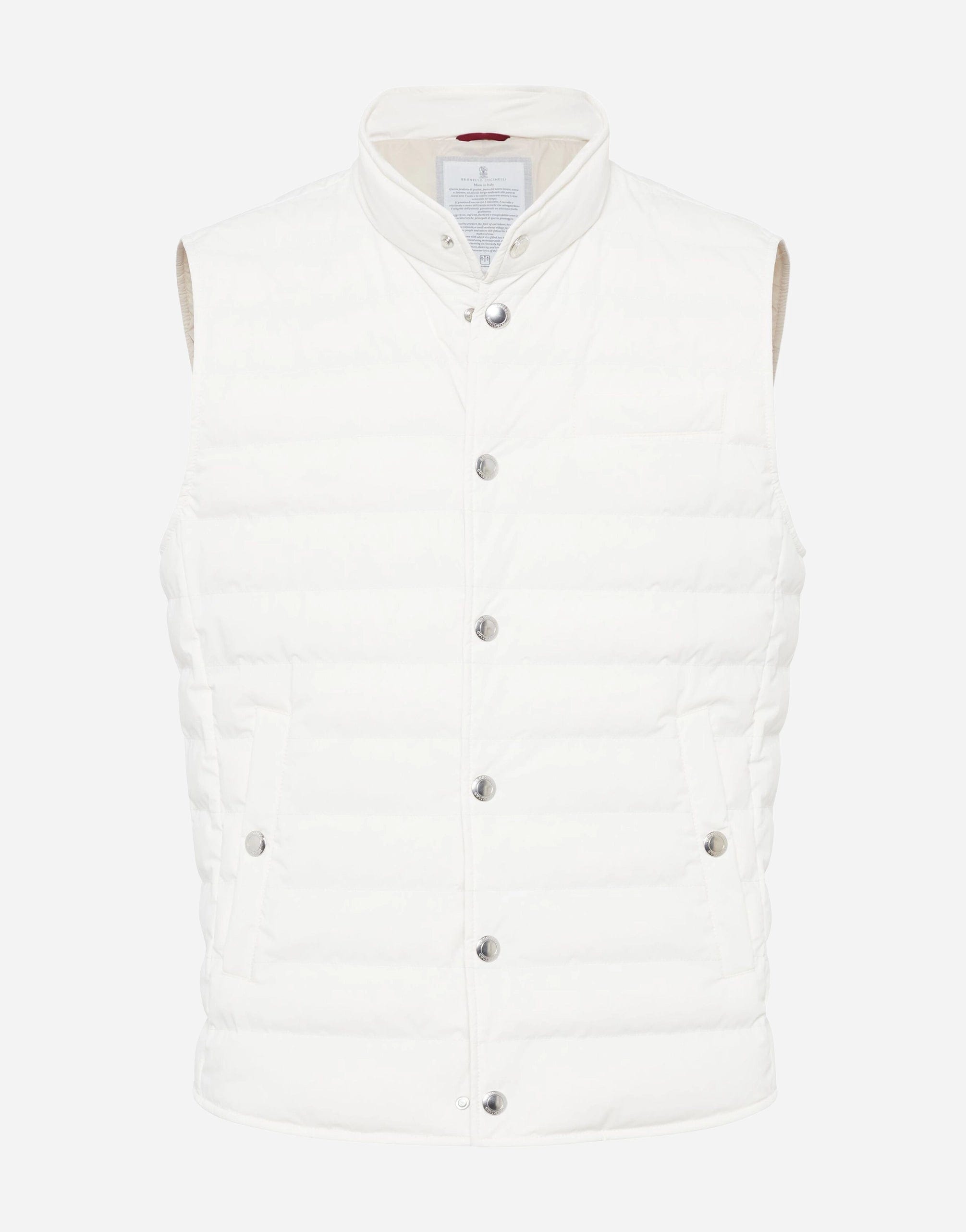 Brunello Cucinelli High-Neck Quilted Gilet