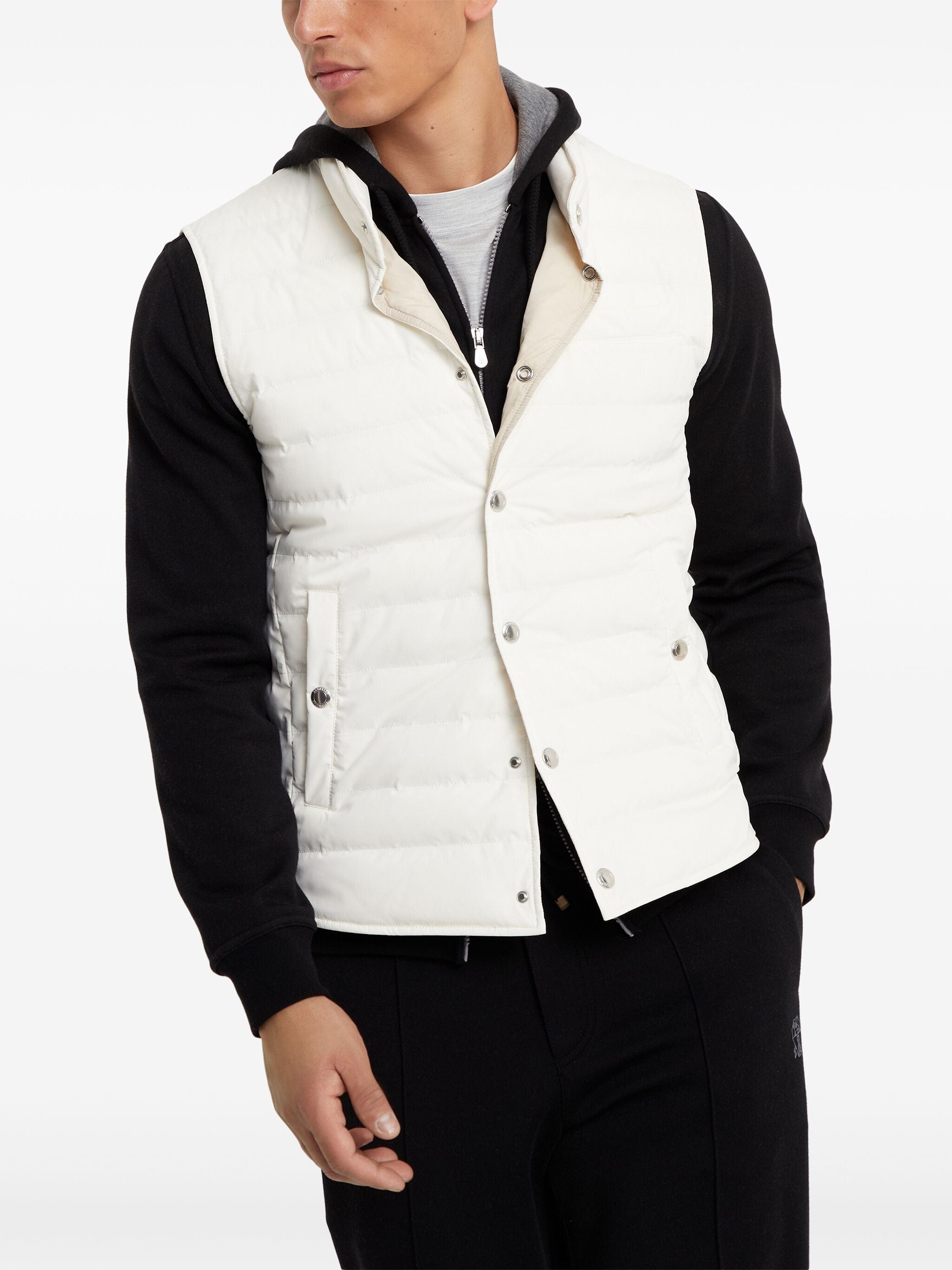 Brunello Cucinelli High-Neck Quilted Gilet