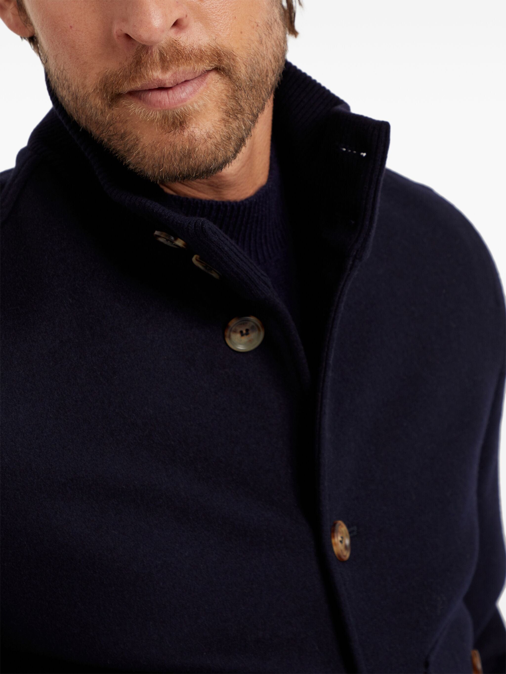 Brunello Cucinelli High-Neck Wool Jacket