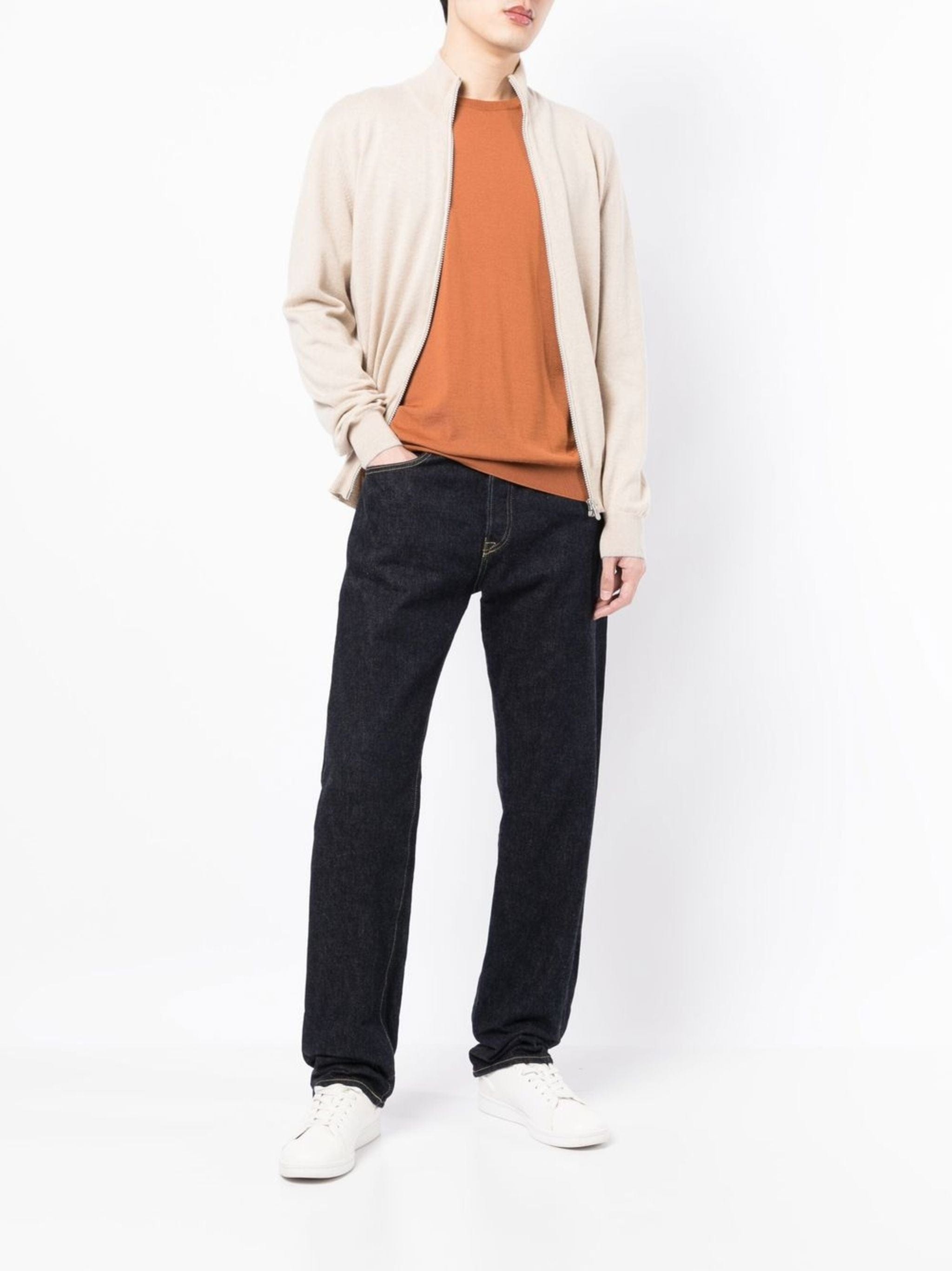 Brunello Cucinelli High-Neck Zip-Up Cashmere Cardigan