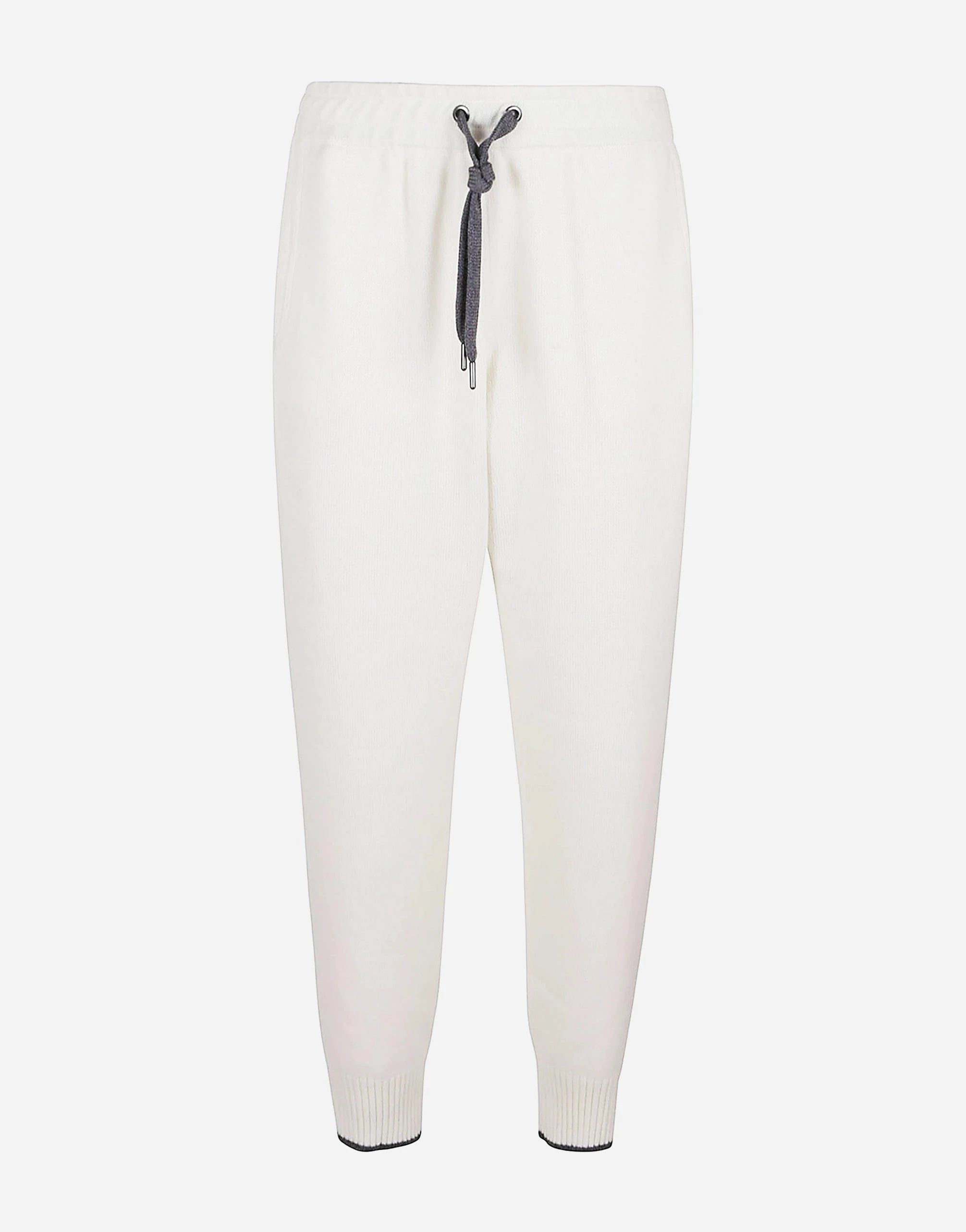 Brunello Cucinelli High-Waisted Cashmere Track Pants