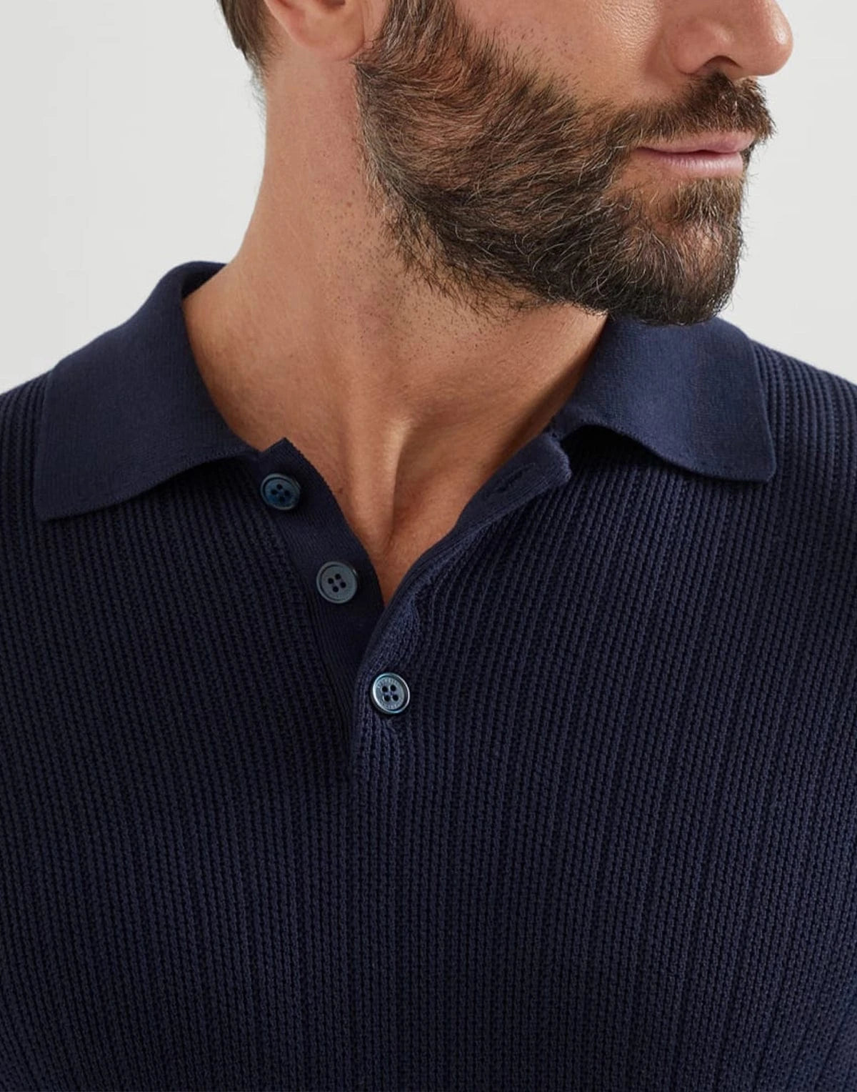 Brunello Cucinelli Honeycomb Stitch Polo Shirt