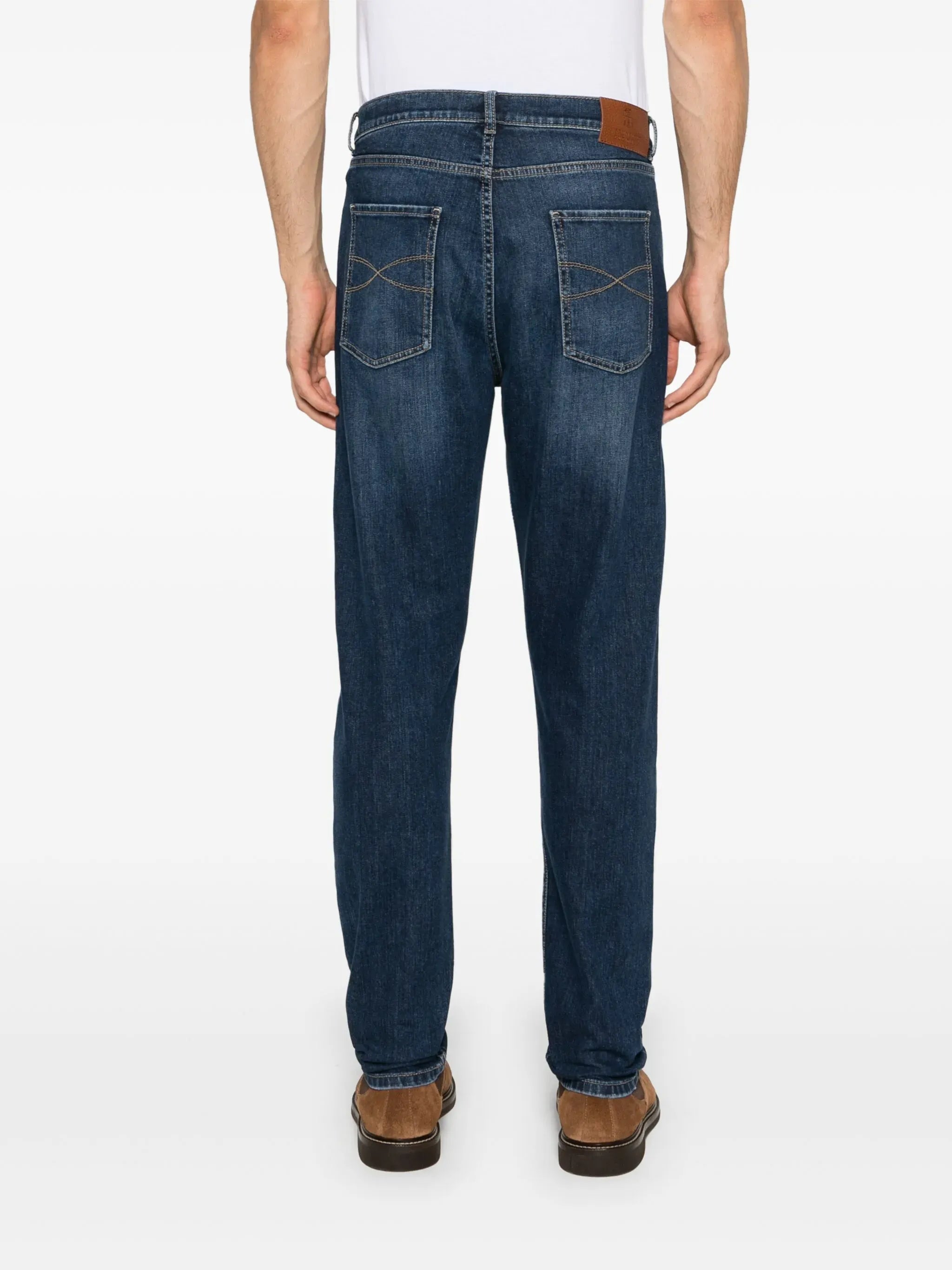 Brunello Cucinelli Iconic Comfort Cotton Denim Jeans