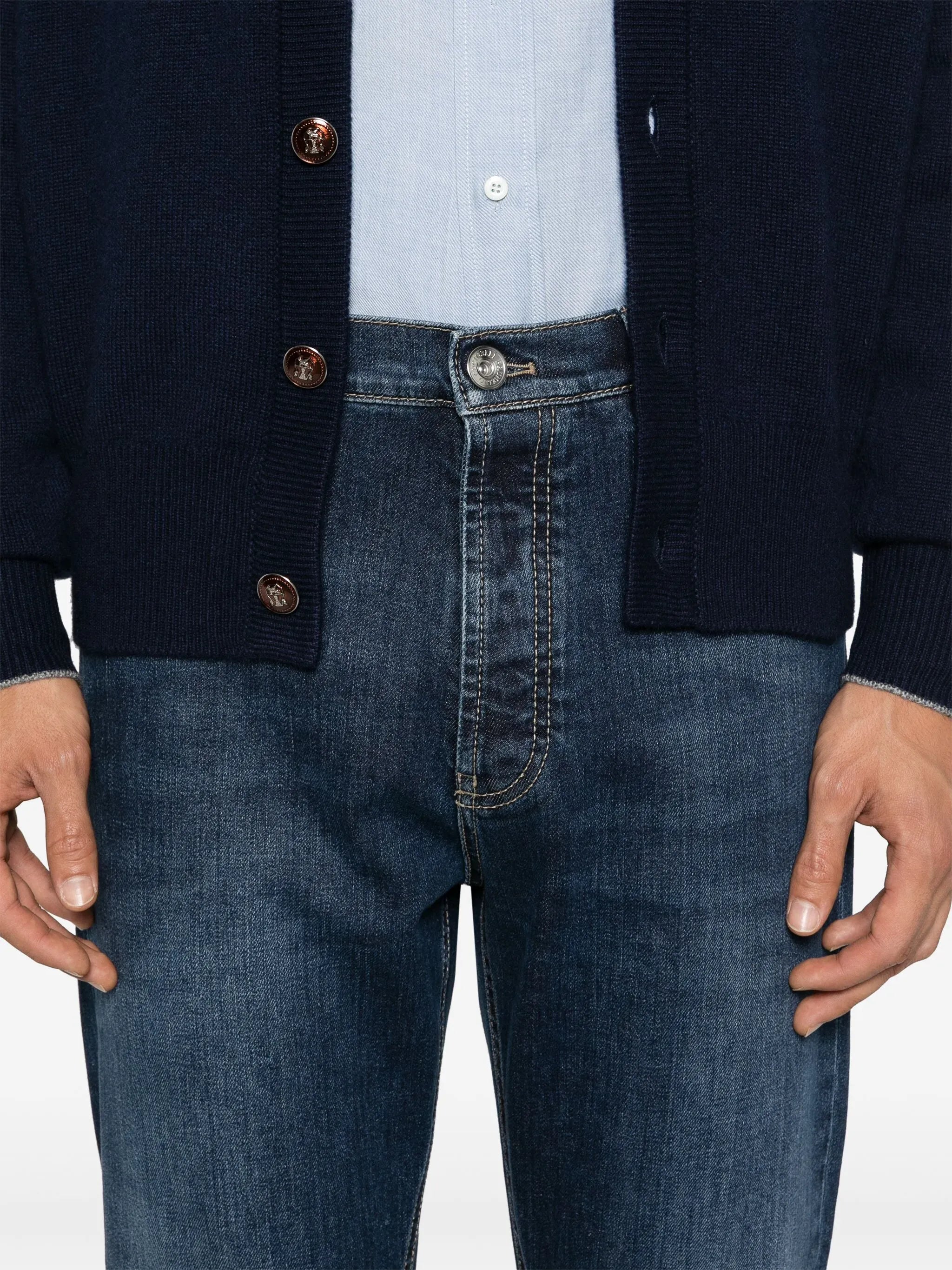 Brunello Cucinelli Iconic Comfort Cotton Denim Jeans