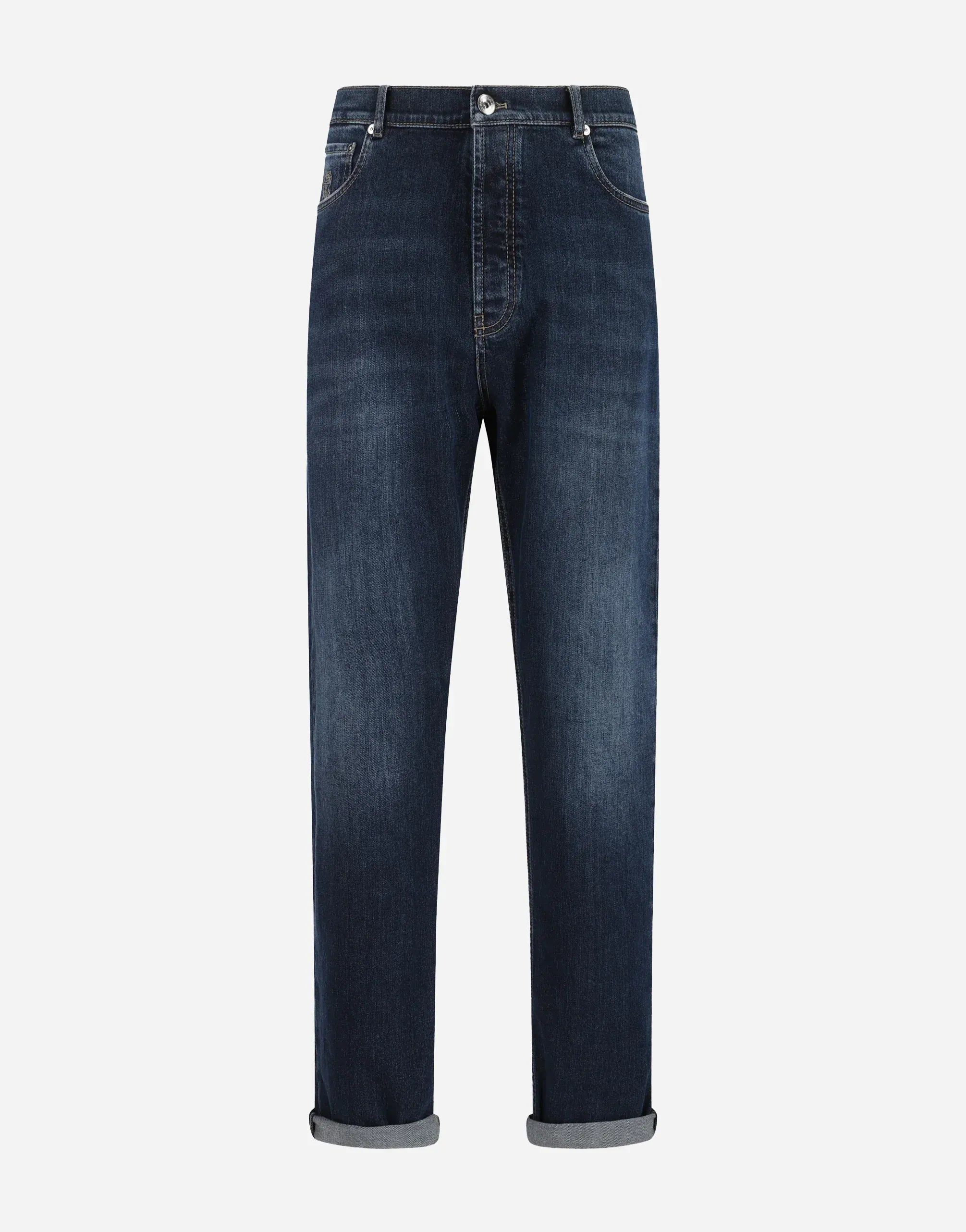 Brunello Cucinelli Iconic Comfort Cotton Denim Jeans