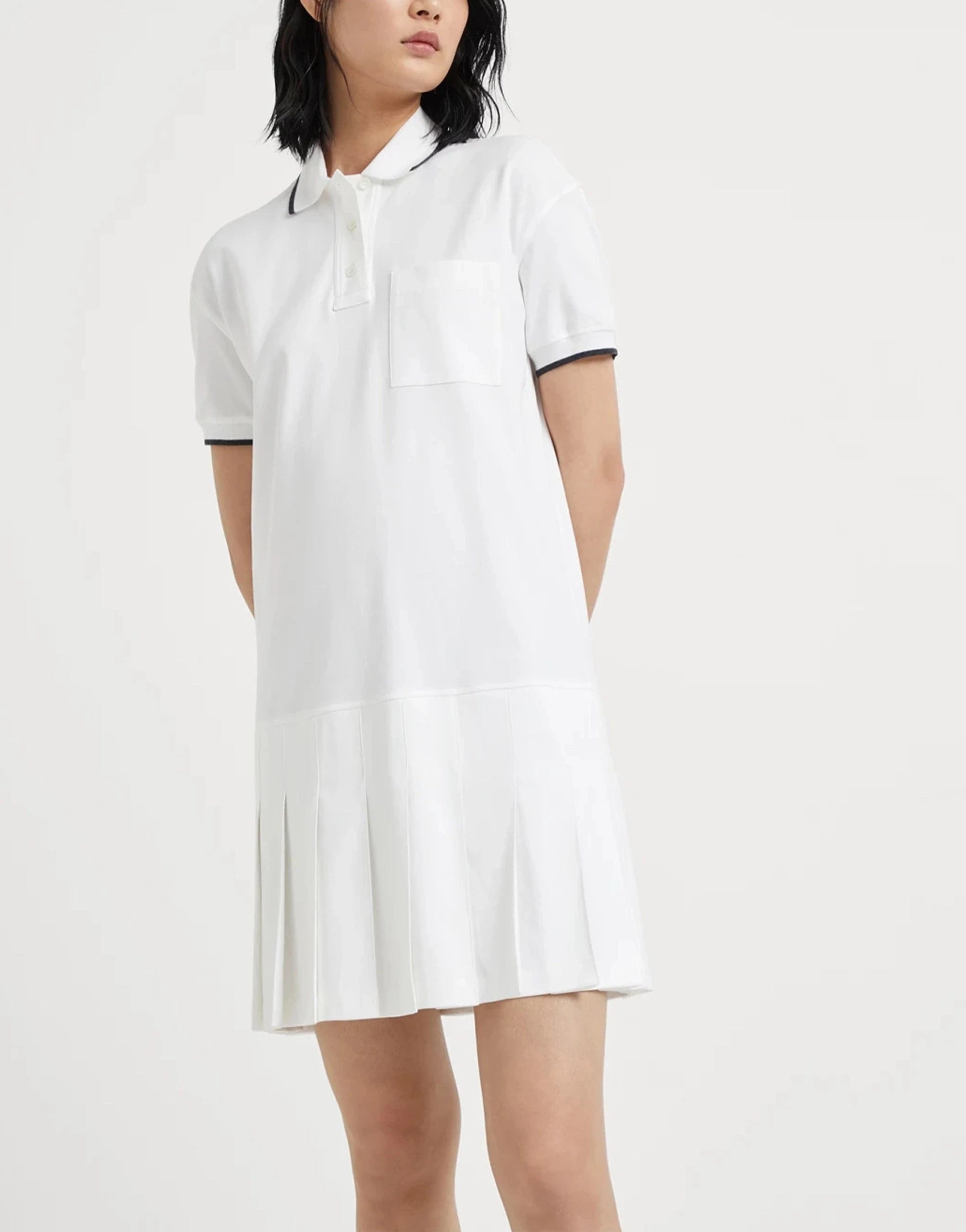 Brunello Cucinelli Interlock Cotton Minidress