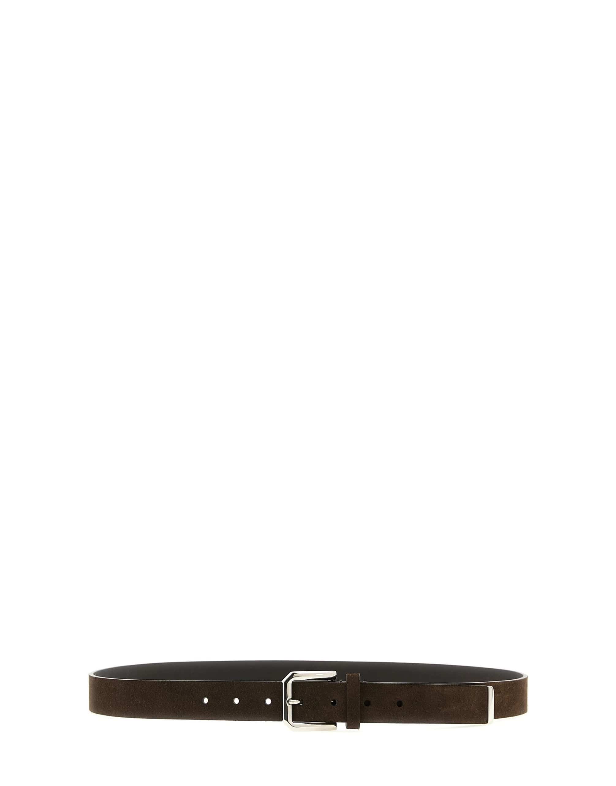 Brunello Cucinelli Brunello Cucinelli Inverted Leather Belt