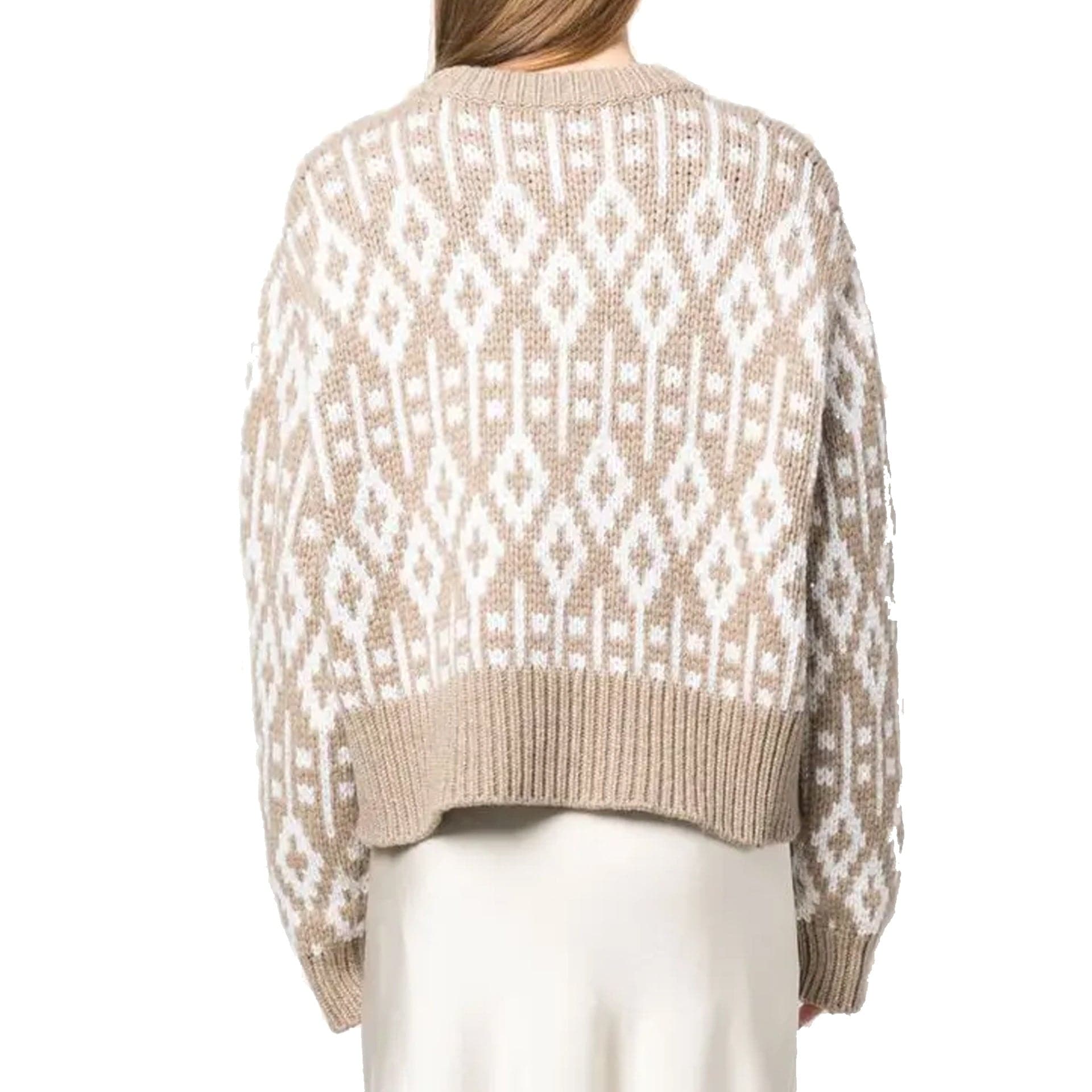 Brunello Cucinelli Brunello Cucinelli Jacquard Cashmere Sweater