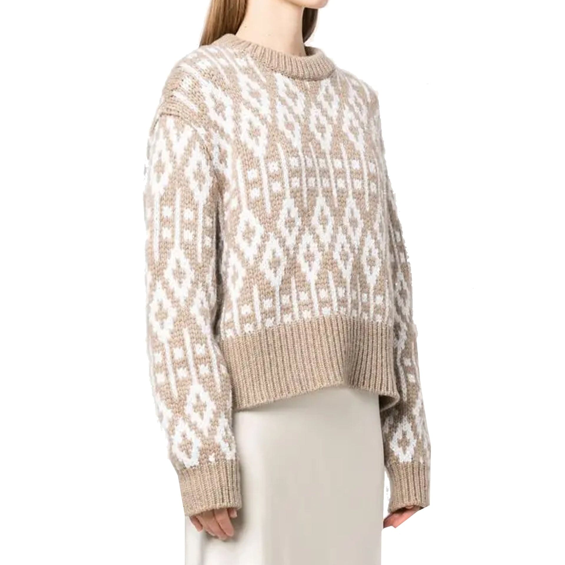 Brunello Cucinelli Jersey de cachemira jacquard - alternate view