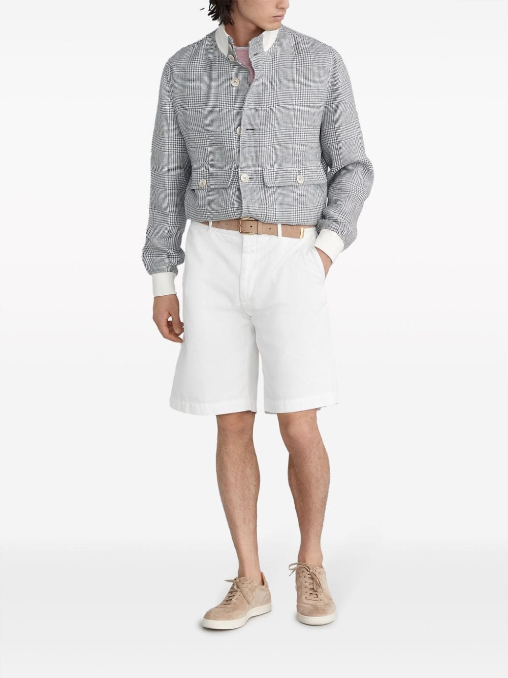 Brunello Cucinelli Knee-Length Twill Bermuda Shorts