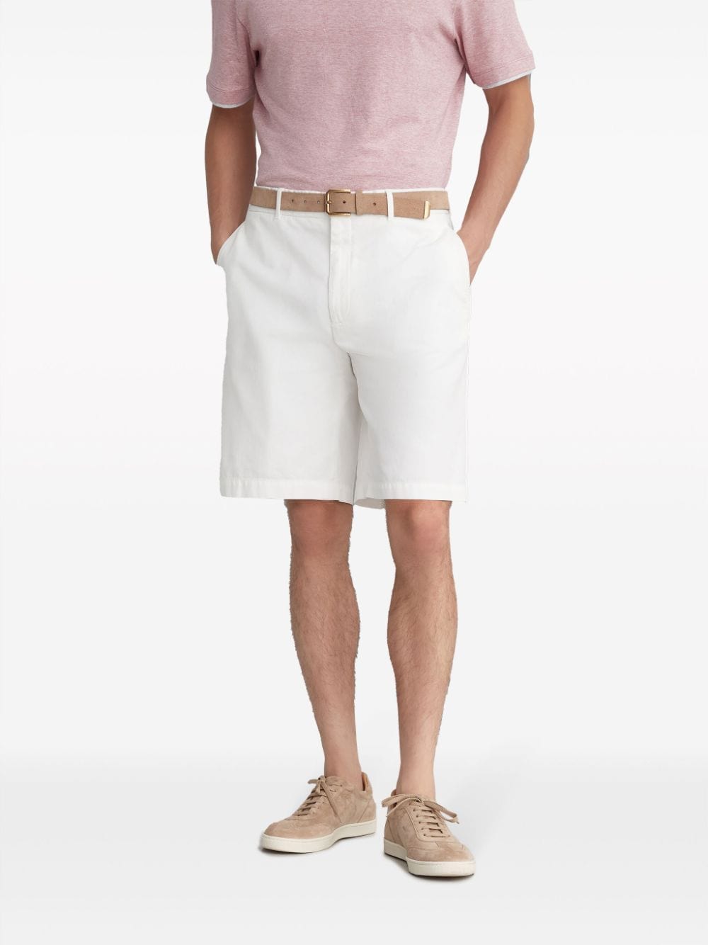 Brunello Cucinelli Knee-Length Twill Bermuda Shorts