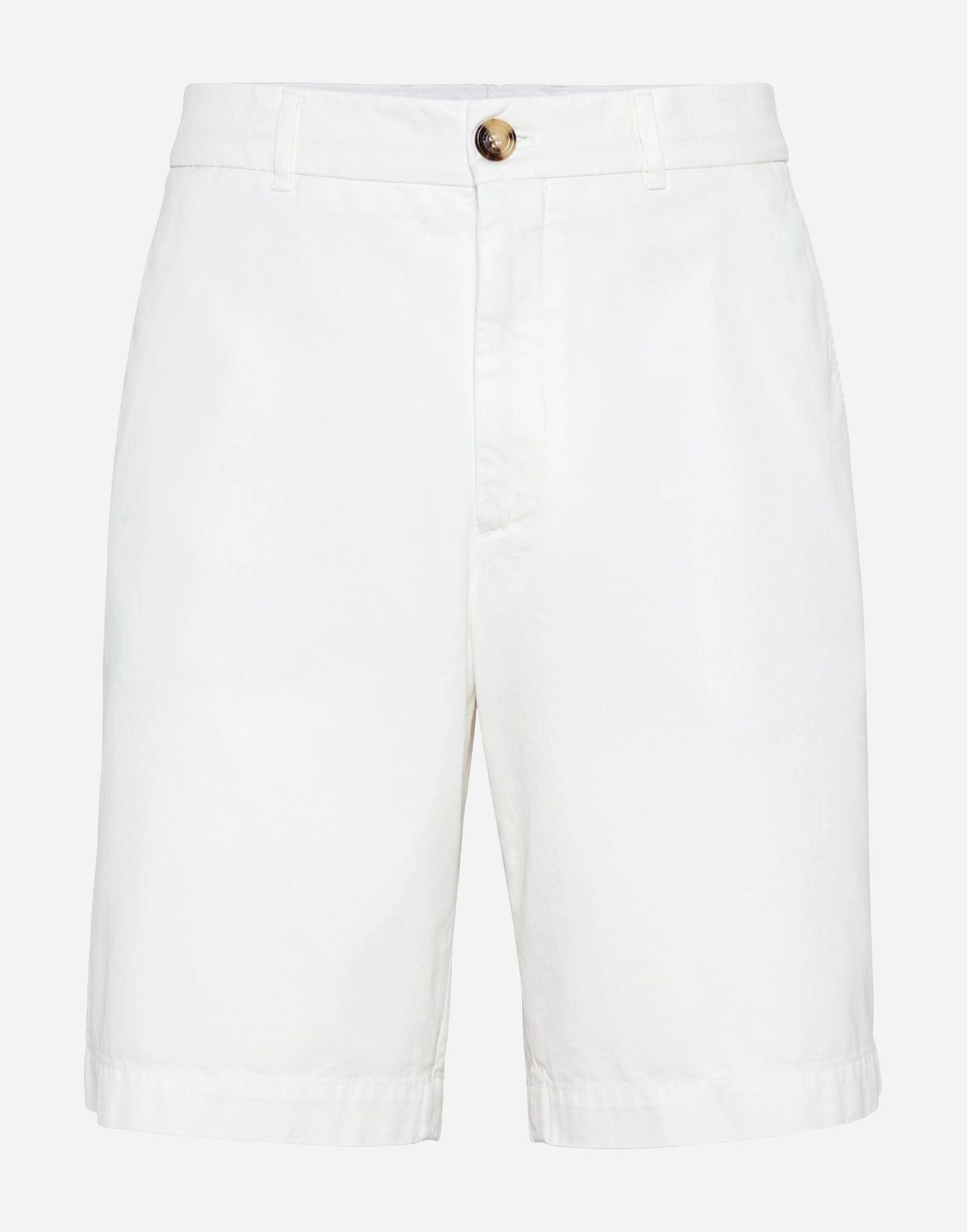 Brunello Cucinelli Knee-Length Twill Bermuda Shorts