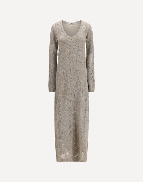 knitted sequin dress Brunello Cucinelli Knit Sequin Dress