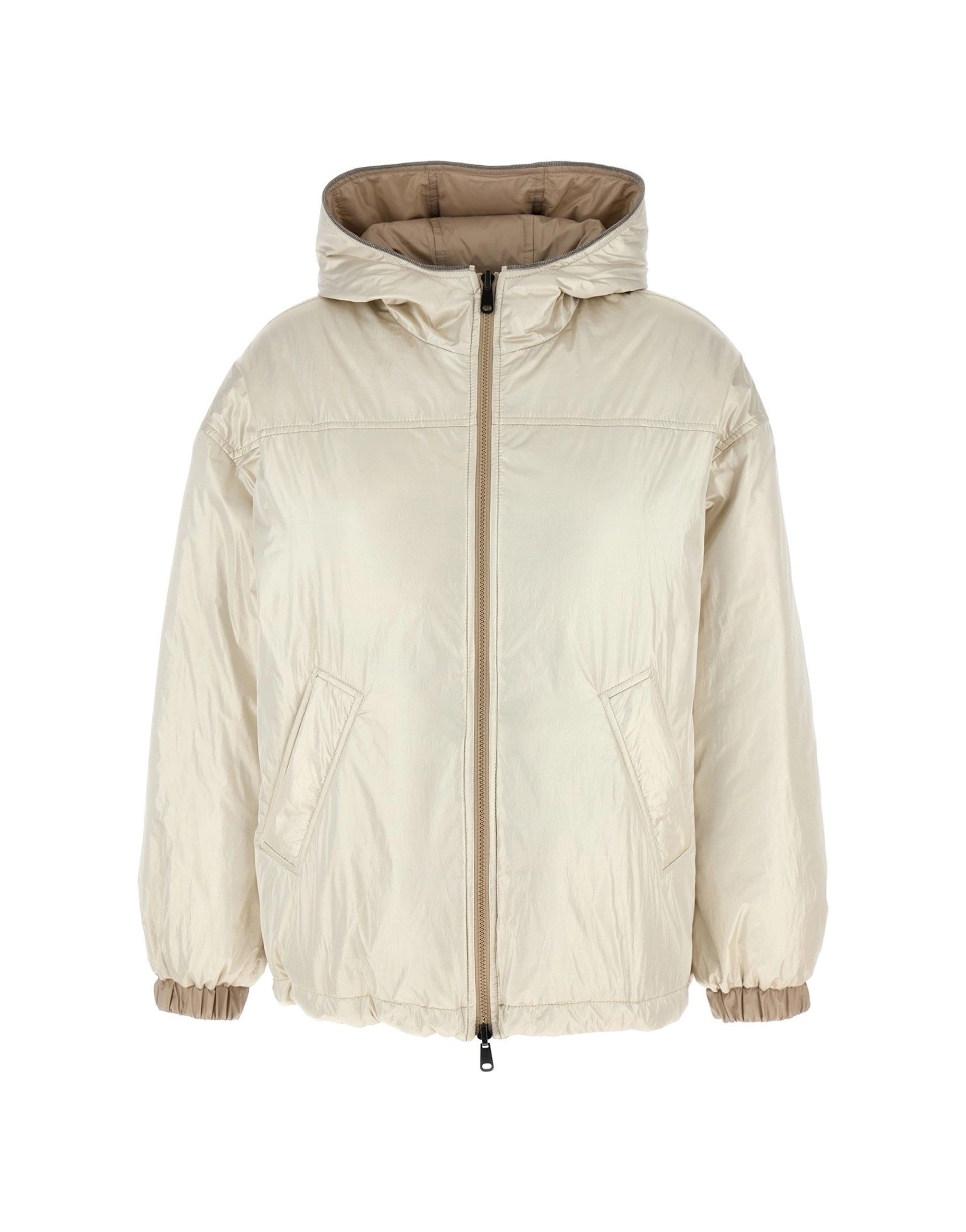 Brunello Cucinelli جاكيت داون مصفح ذو وجهين