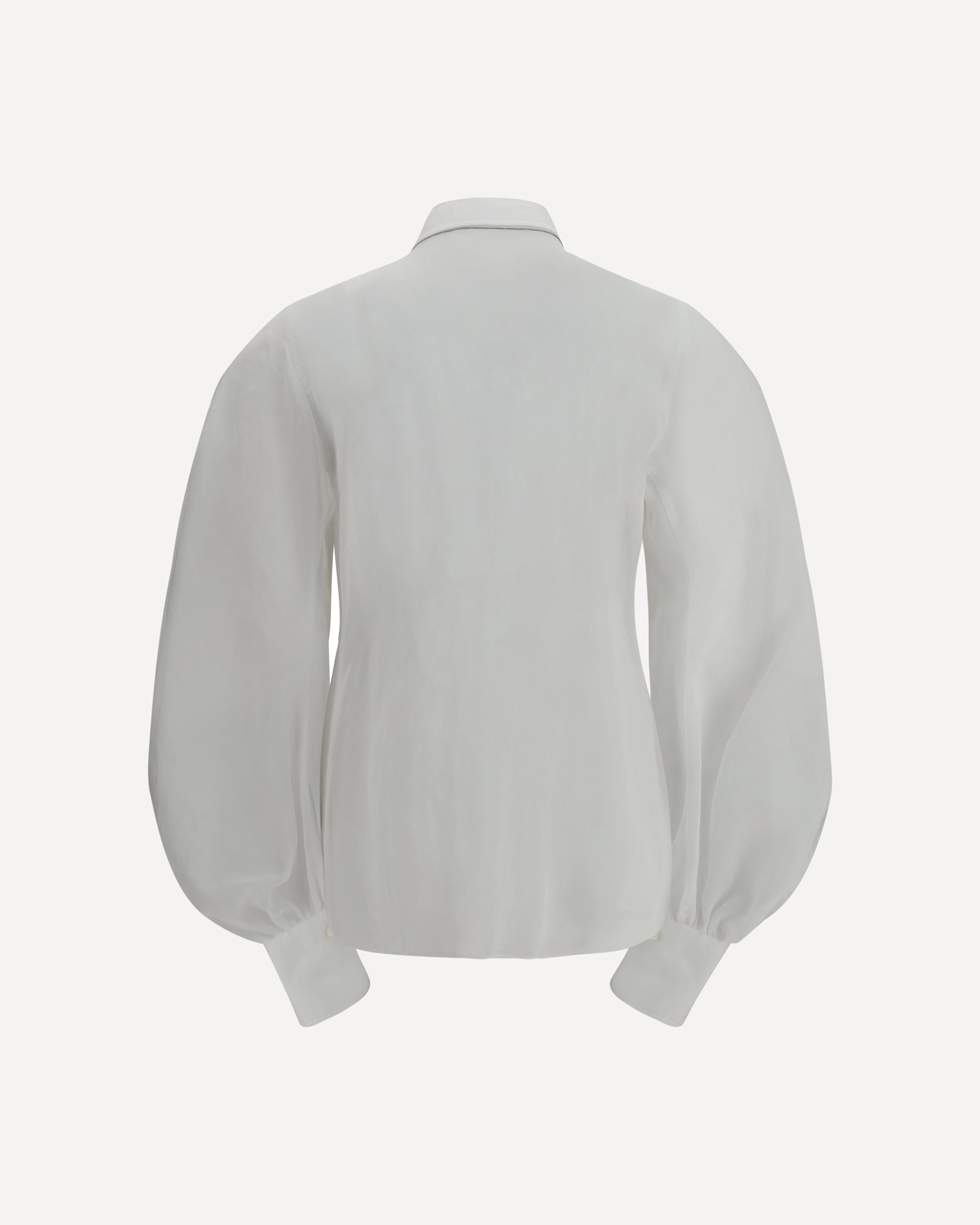 Brunello Cucinelli Lantern Sleeve Blouse