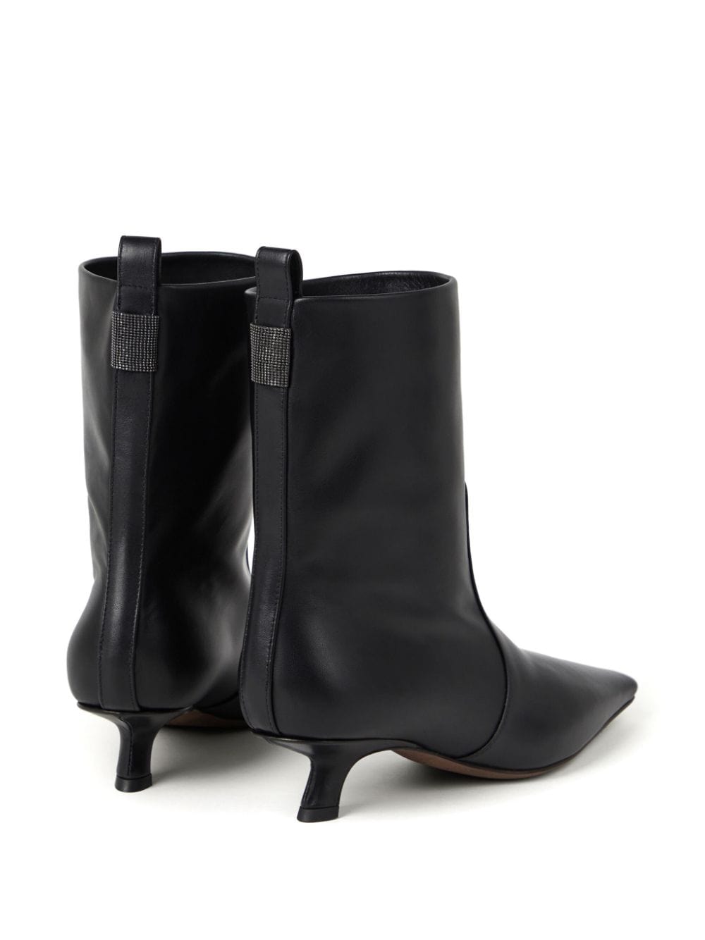 Brunello Cucinelli Leather Ankle Boots