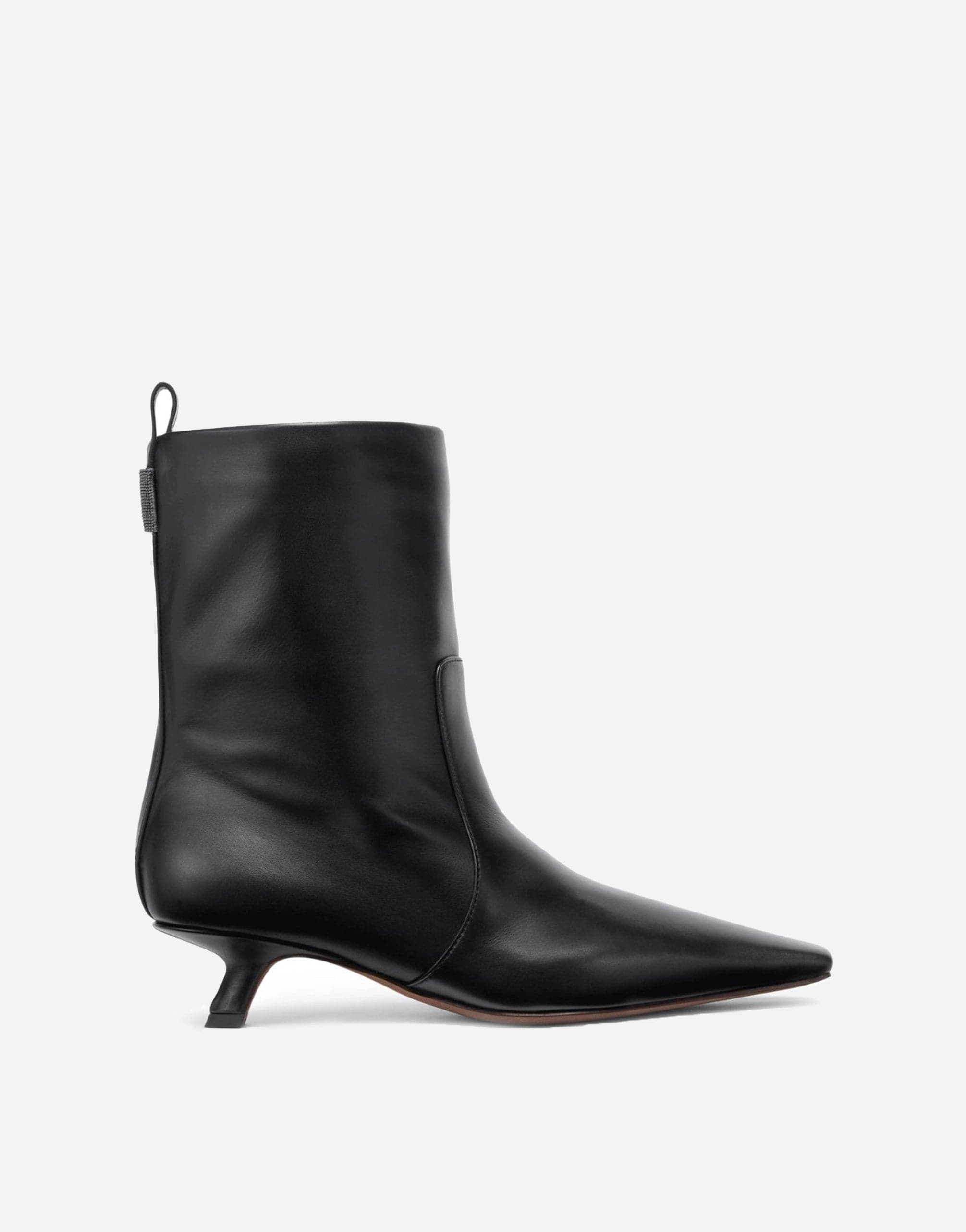 Brunello Cucinelli Leather Ankle Boots