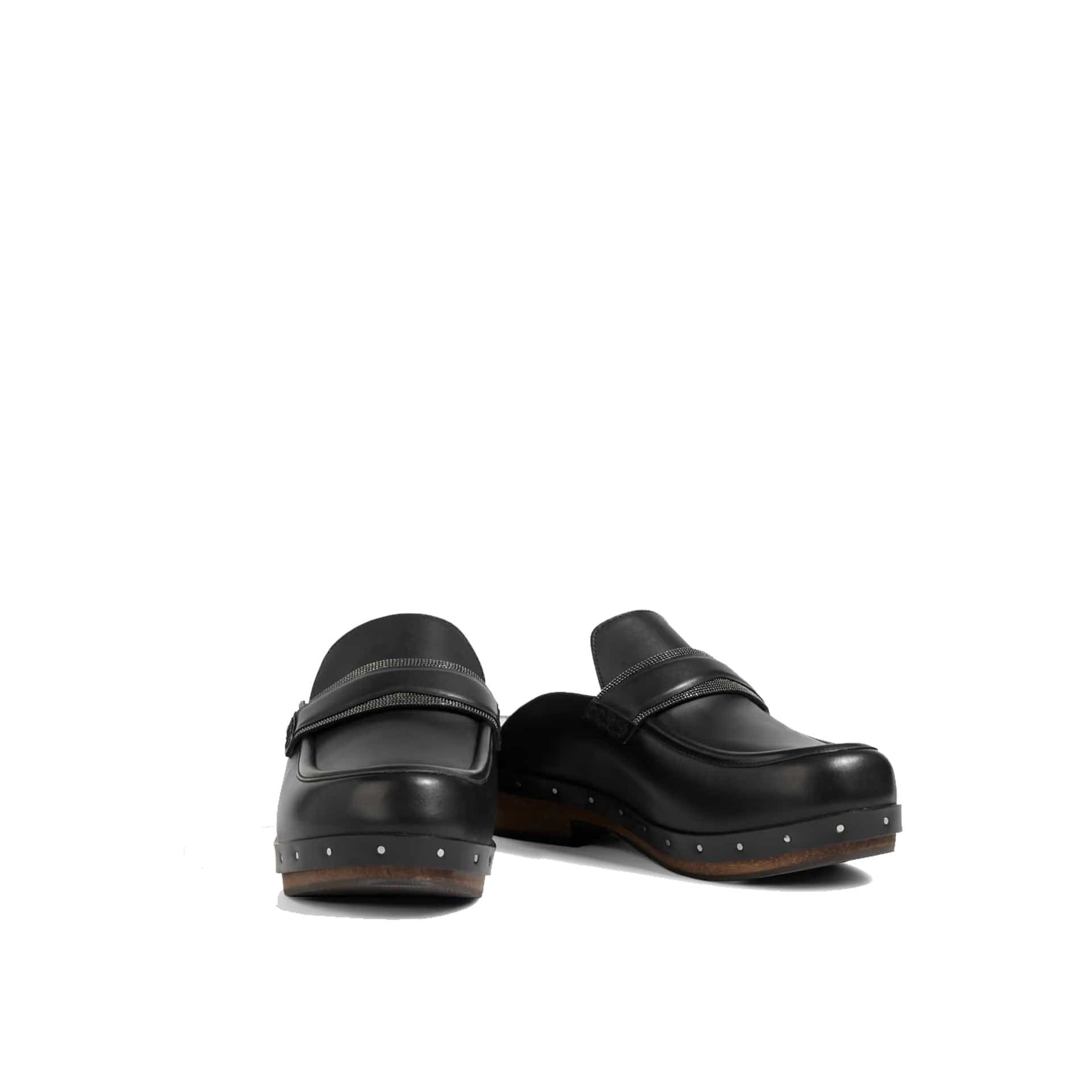 Brunello Cucinelli Brunello Cucinelli Leather Clogs Mules