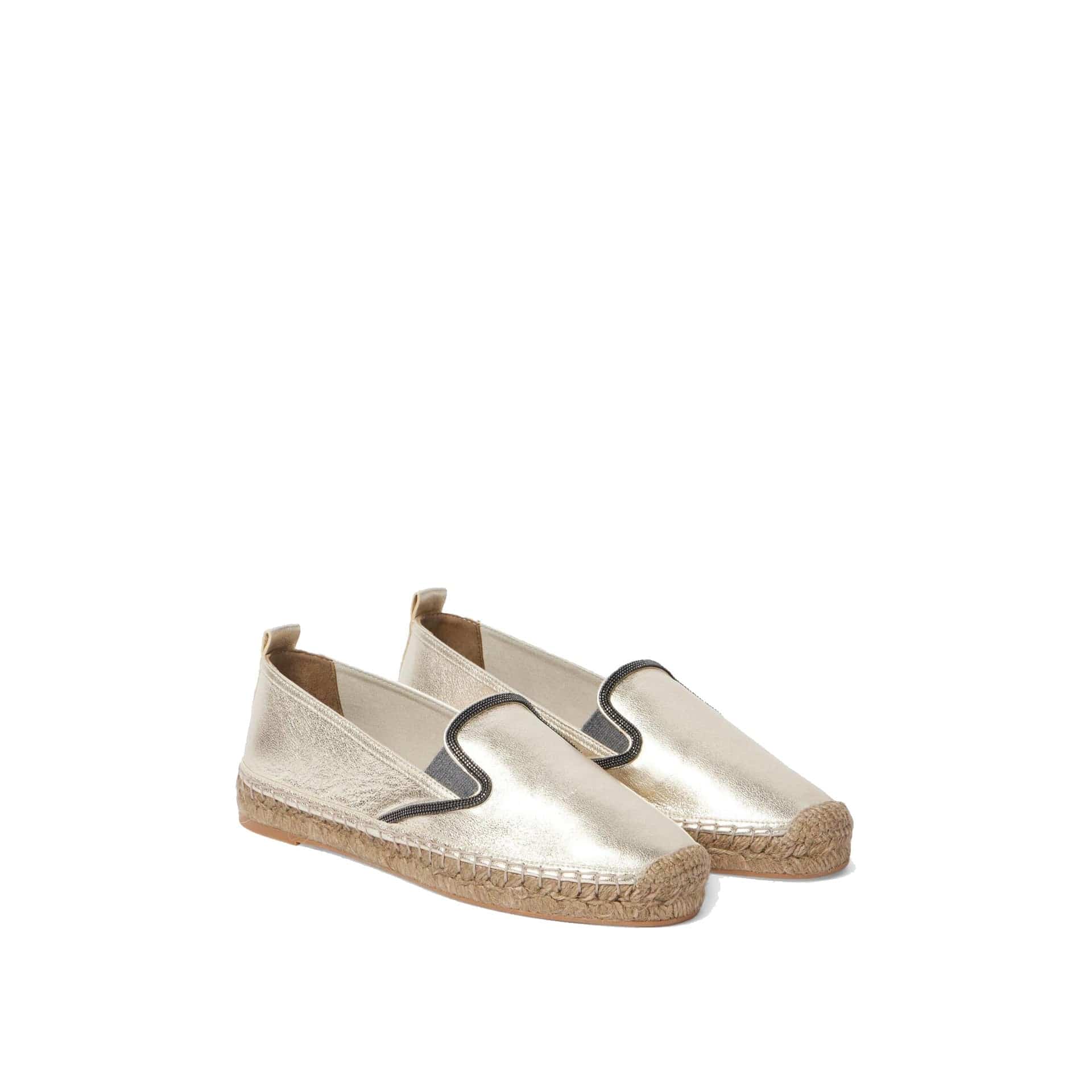 Brunello Cucinelli Brunello Cucinelli Leather Espadrilles