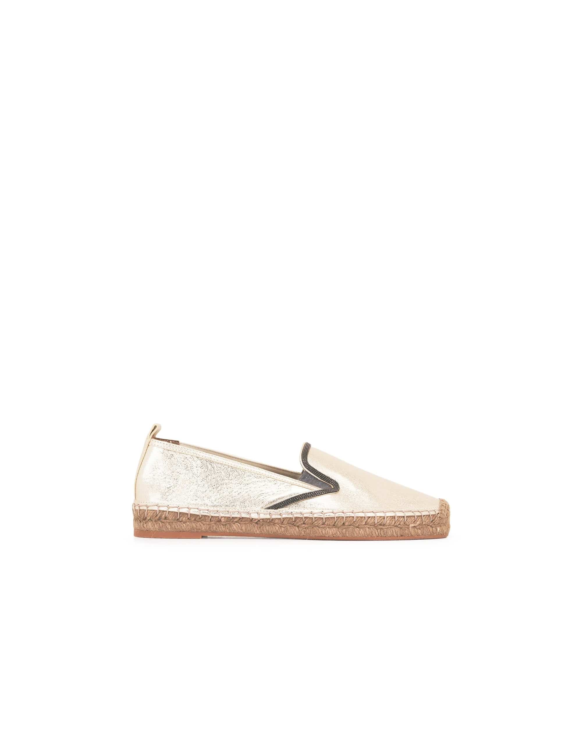 Brunello Cucinelli Brunello Cucinelli Leather Espadrilles