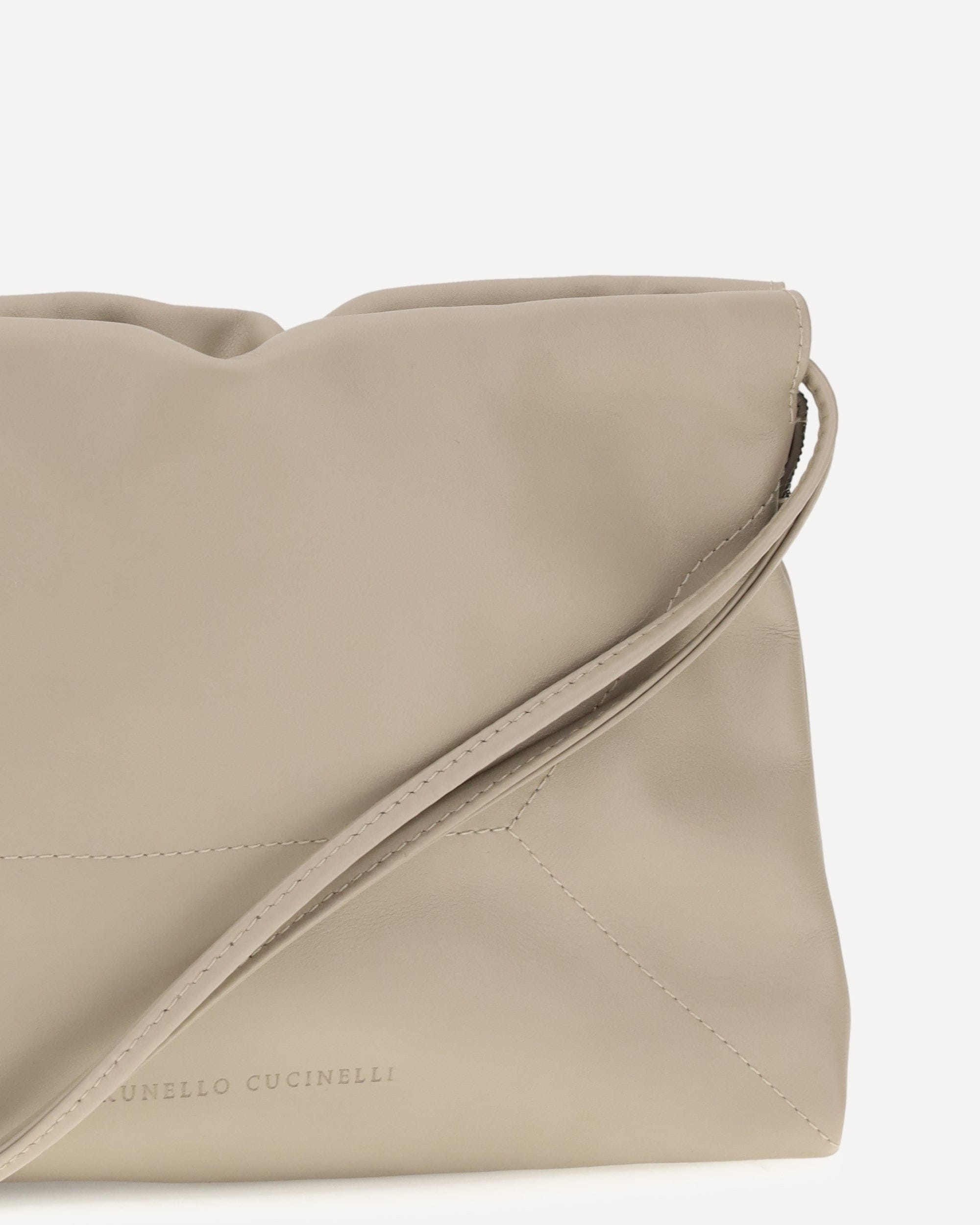 Brunello Cucinelli Brunello Cucinelli Leather Pouch With Monili