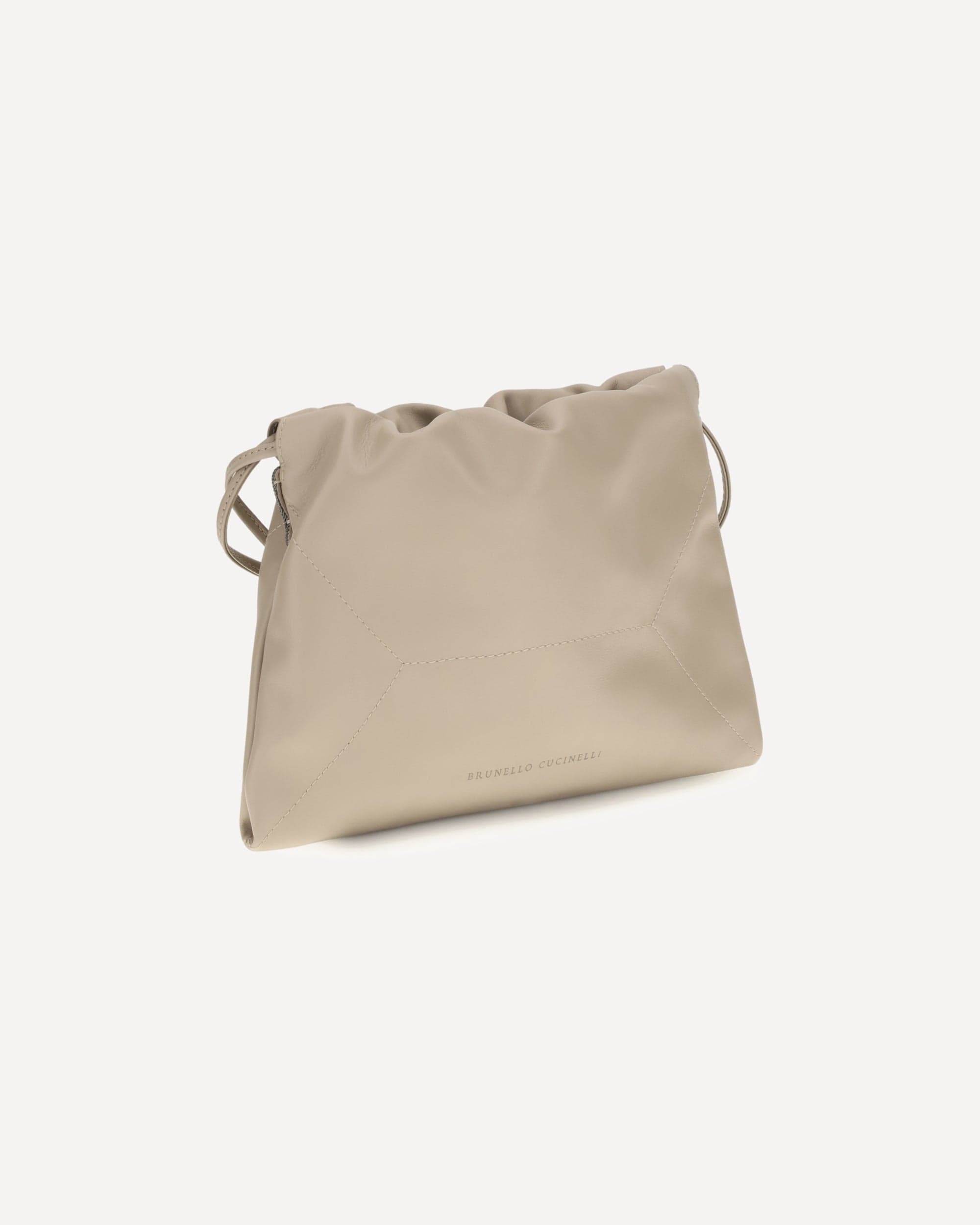Brunello Cucinelli Brunello Cucinelli Leather Pouch With Monili