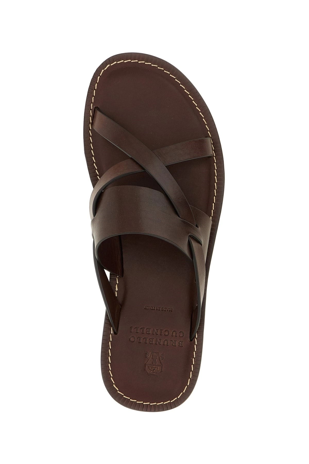 Brunello Cucinelli Brunello Cucinelli Leather Slides