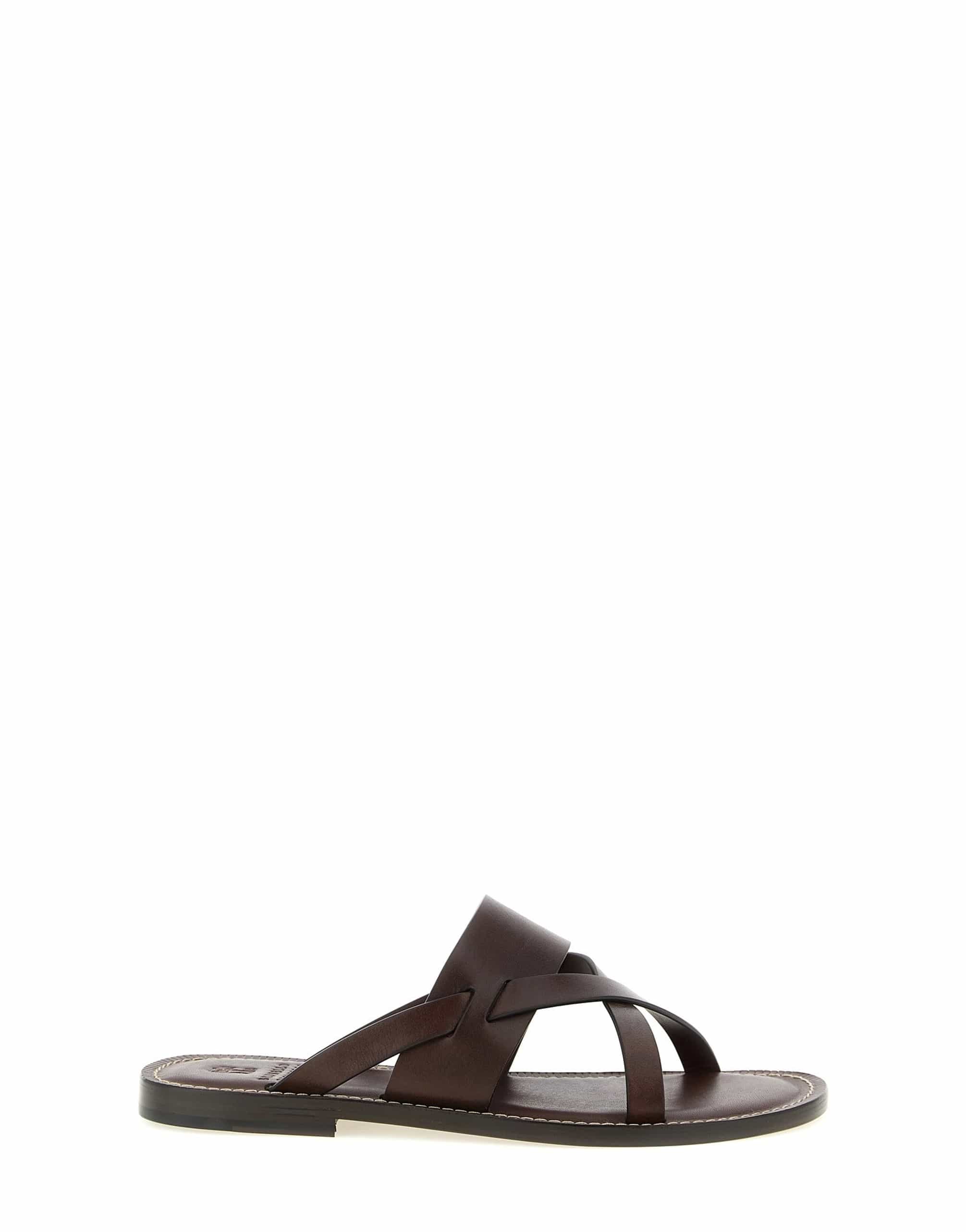 Brunello Cucinelli Brunello Cucinelli Leather Slides