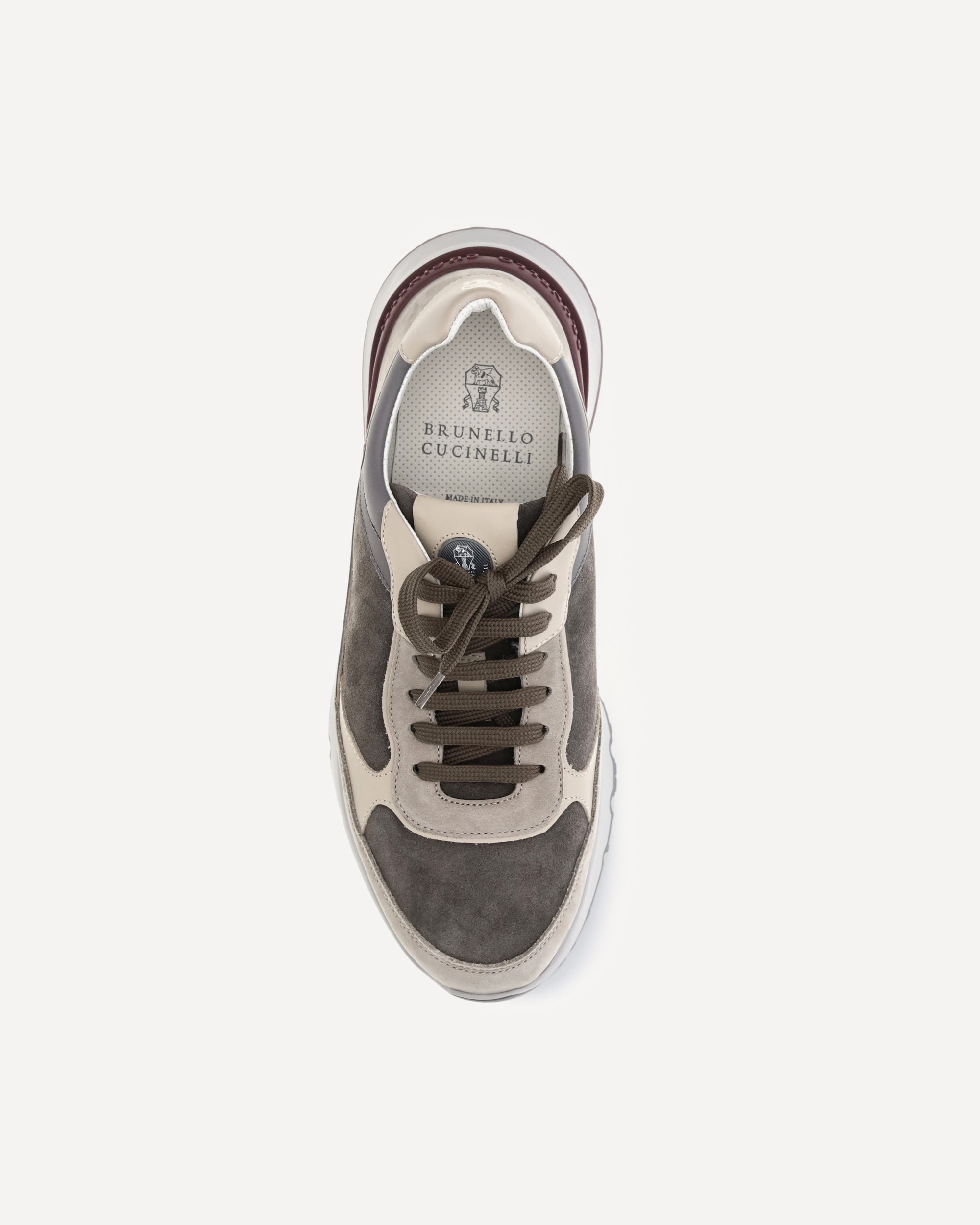 Brunello Cucinelli 가죽 스니커즈