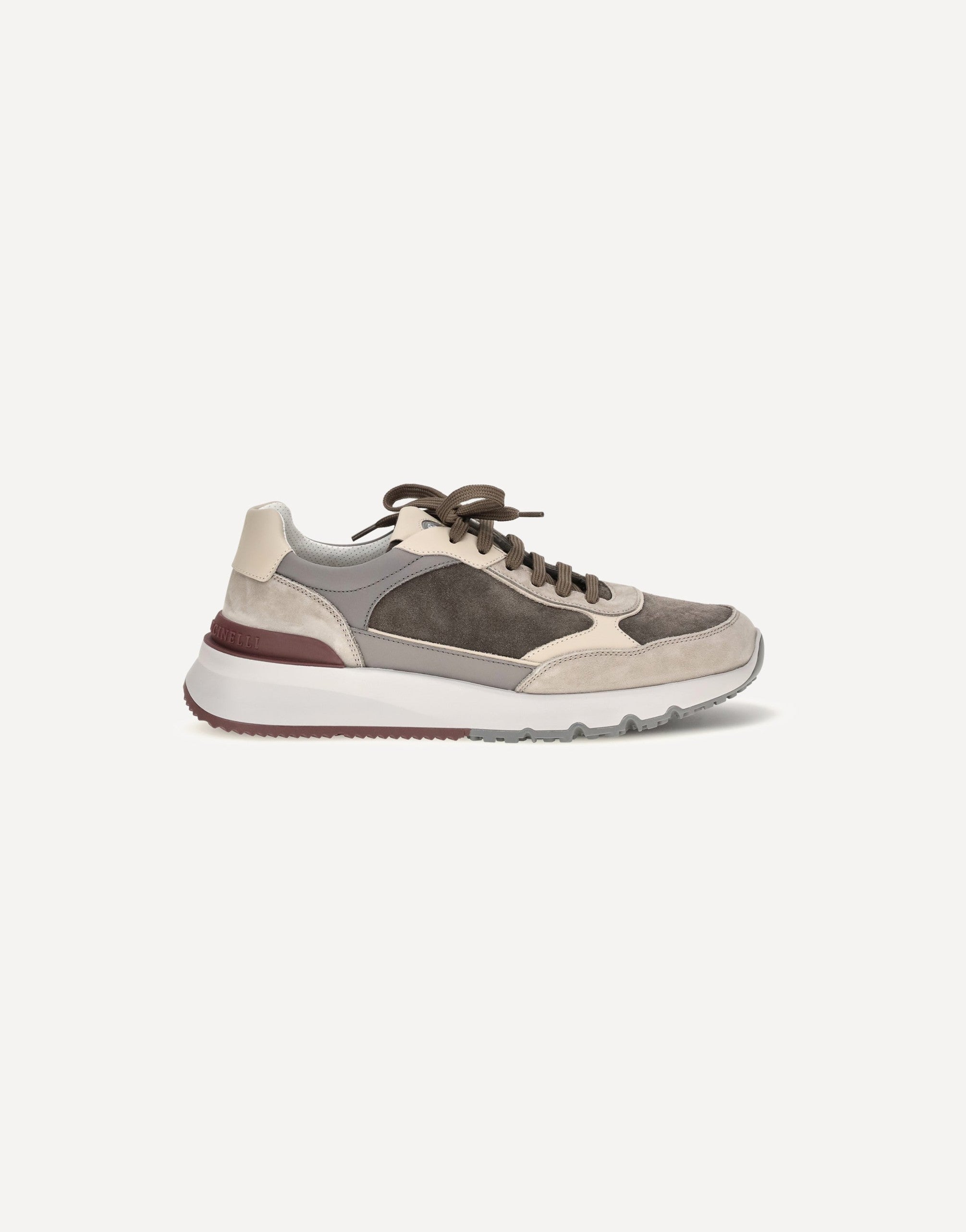 Brunello Cucinelliスニーカー グレージュ　サイズ37 Brunello Cucinelli Leather Sneakers | Sendegaro
