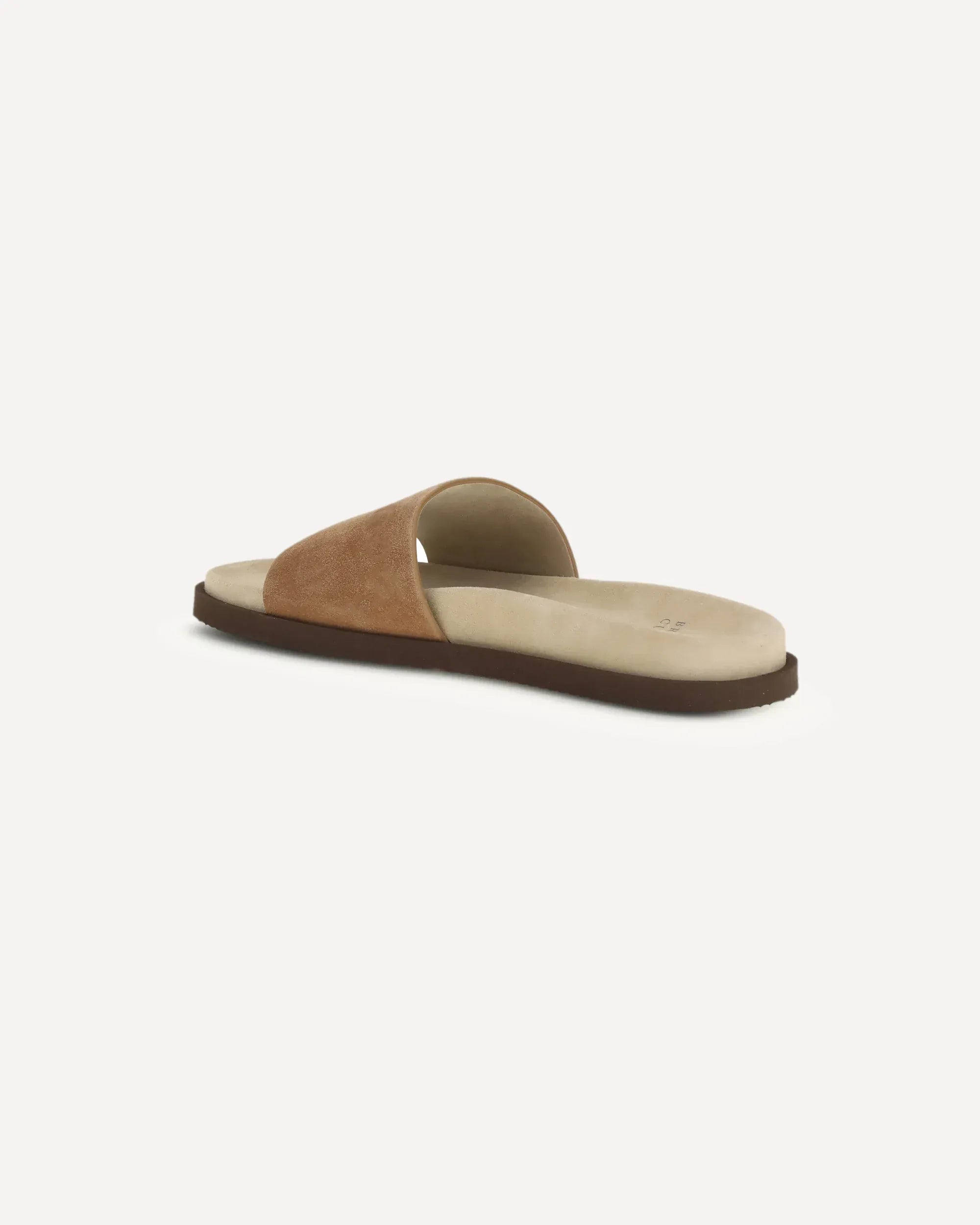 Brunello Cucinelli Leather Suede Slides
