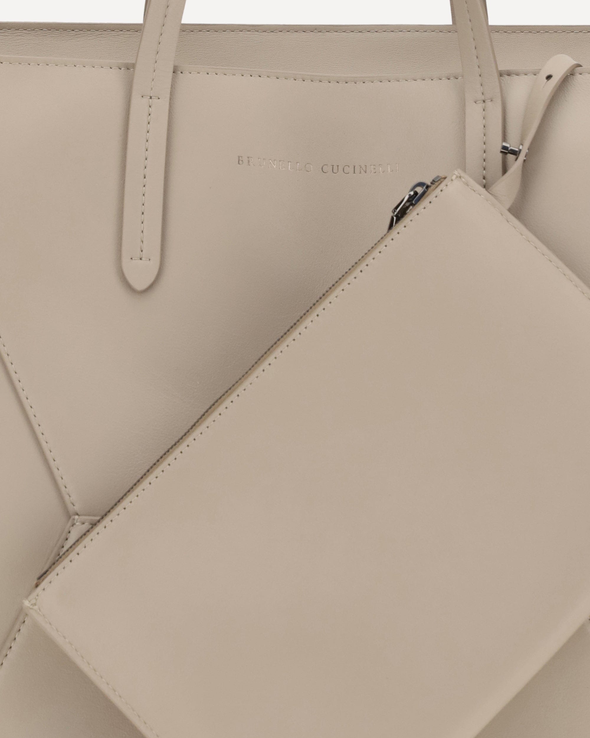 Brunello Cucinelli Brunello Cucinelli Leather Tote Bag