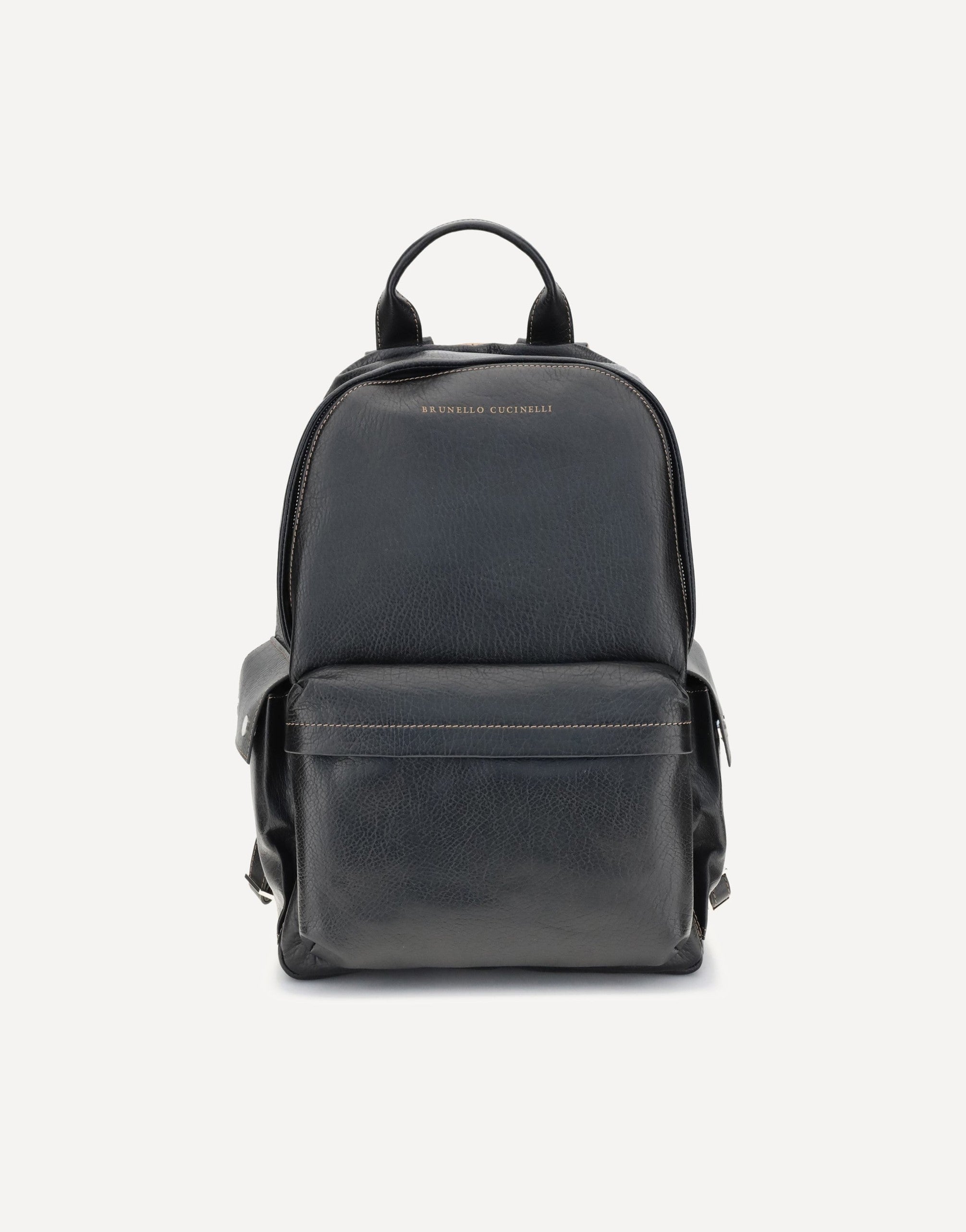 Brunello Cucinelli Leather Travel Backpack