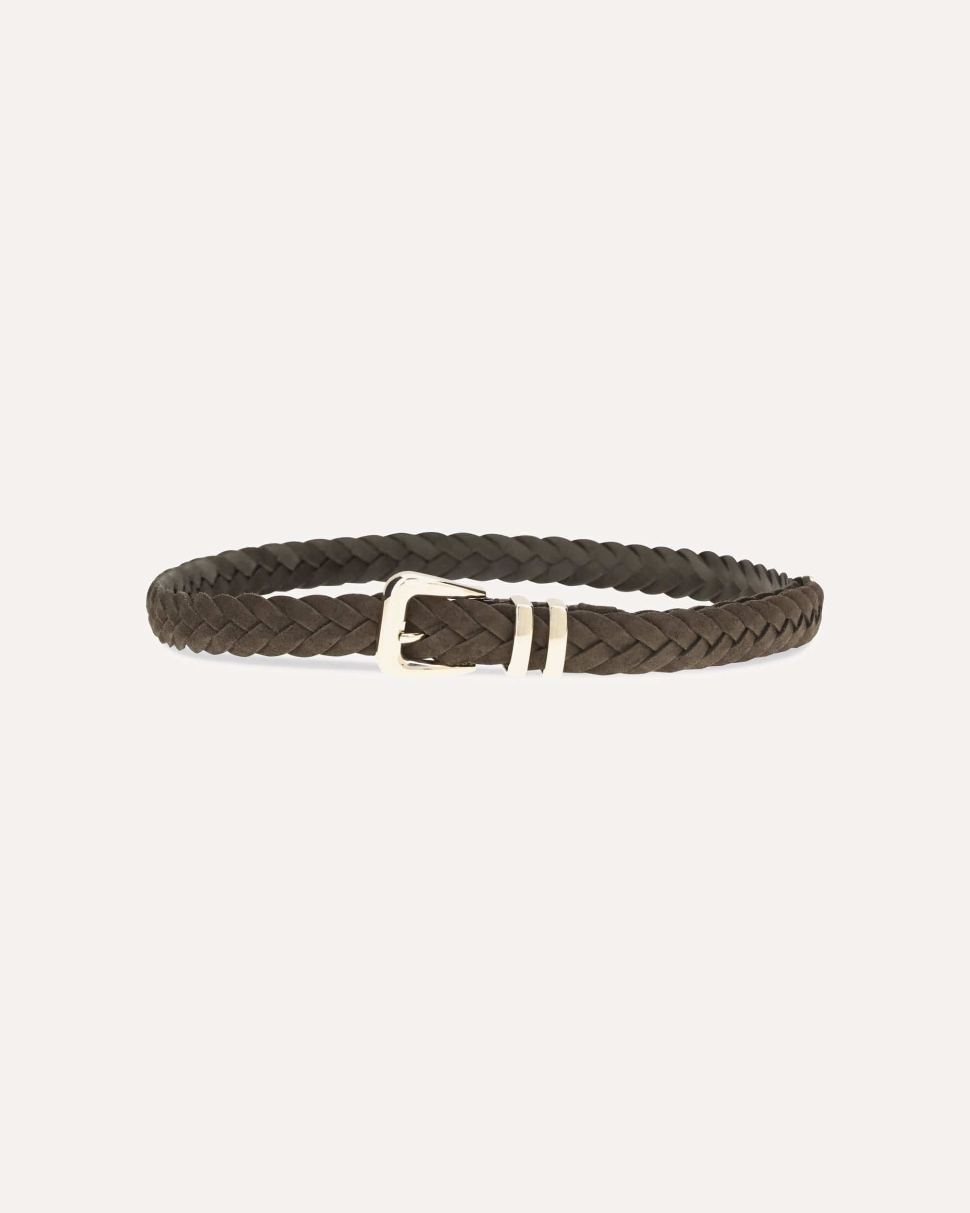 Brunello Cucinelli Brunello Cucinelli Leather Woven Belt