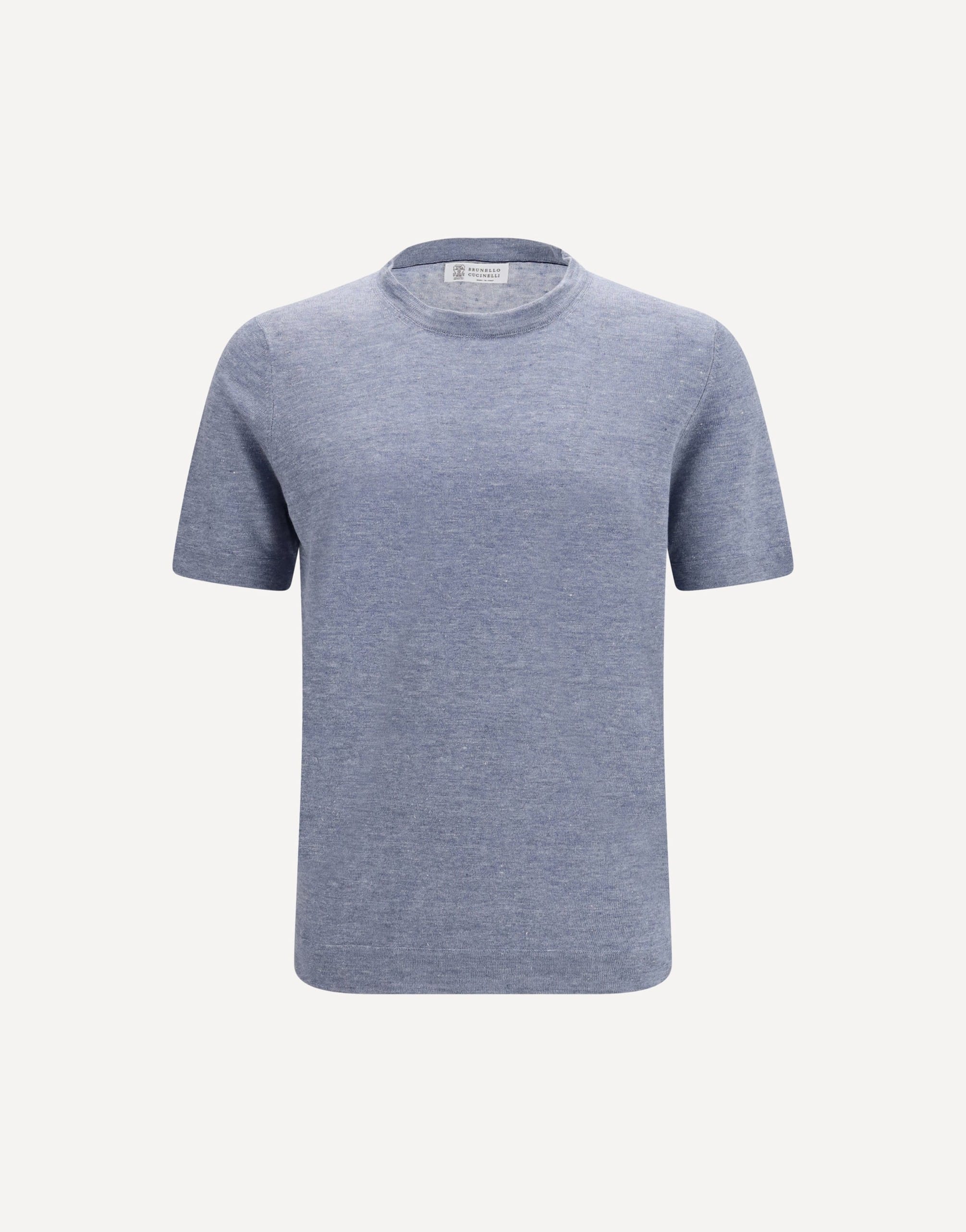 Brunello Cucinelli Brunello Cucinelli Linen Cotton Crewneck T-Shirt