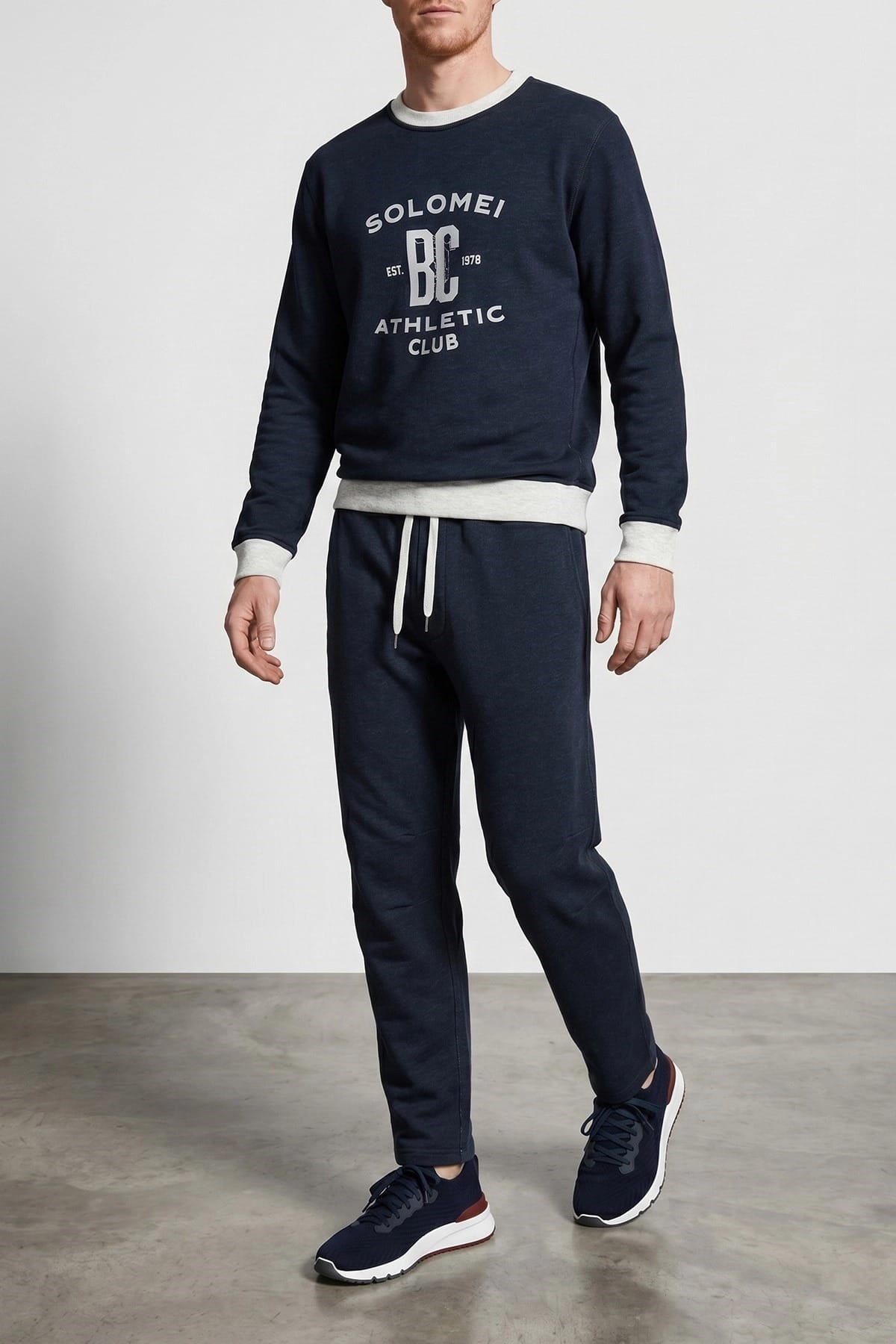 Brunello Cucinelli Jogginghose aus Leinen und Baumwolle - alternate view