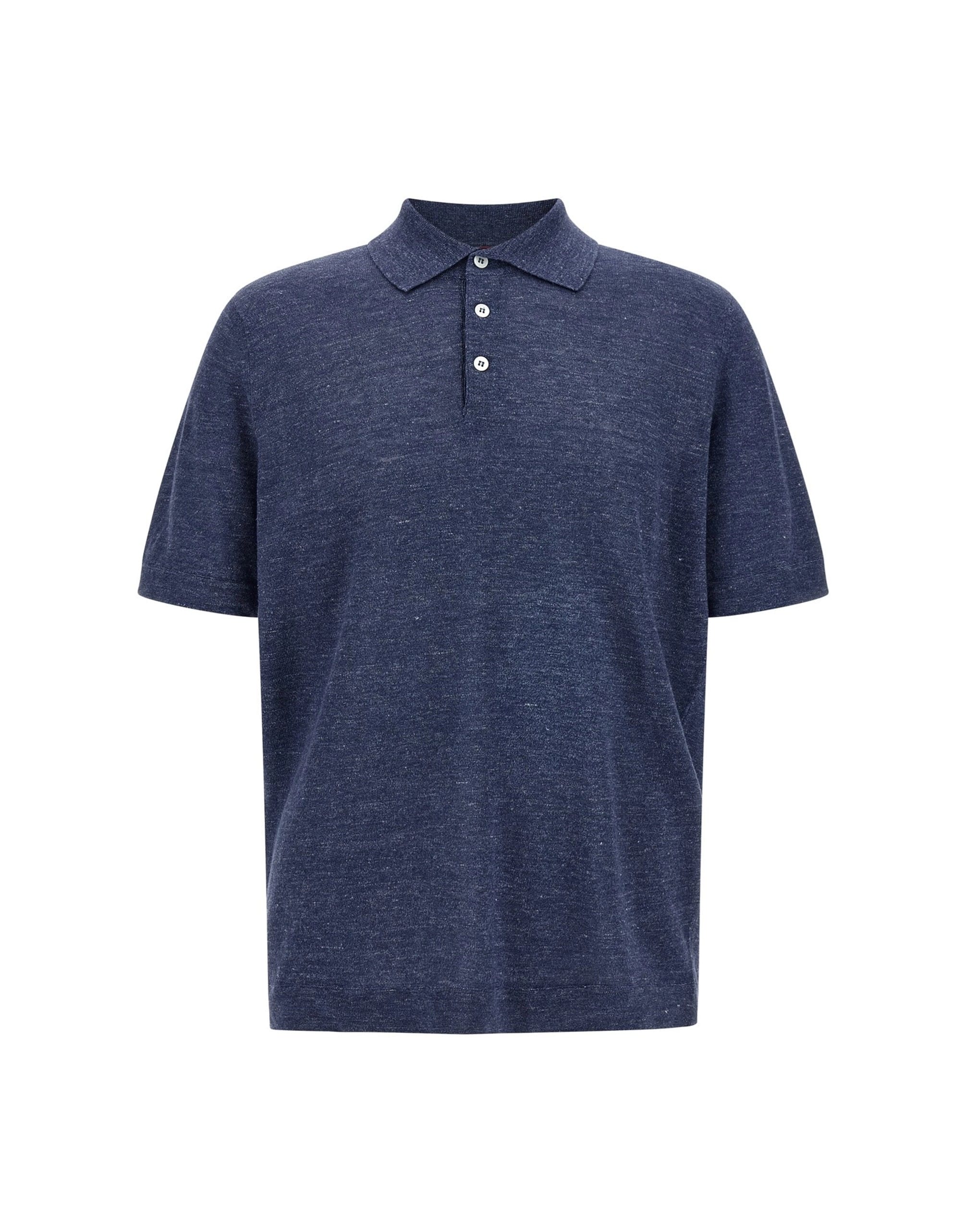 Brunello Cucinelli Brunello Cucinelli Linen Cotton Polo Shirt