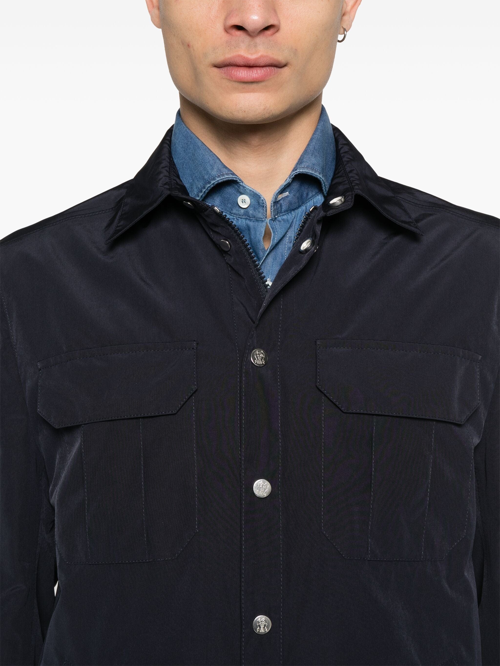 Brunello Cucinelli Logo-Buttons Jacket