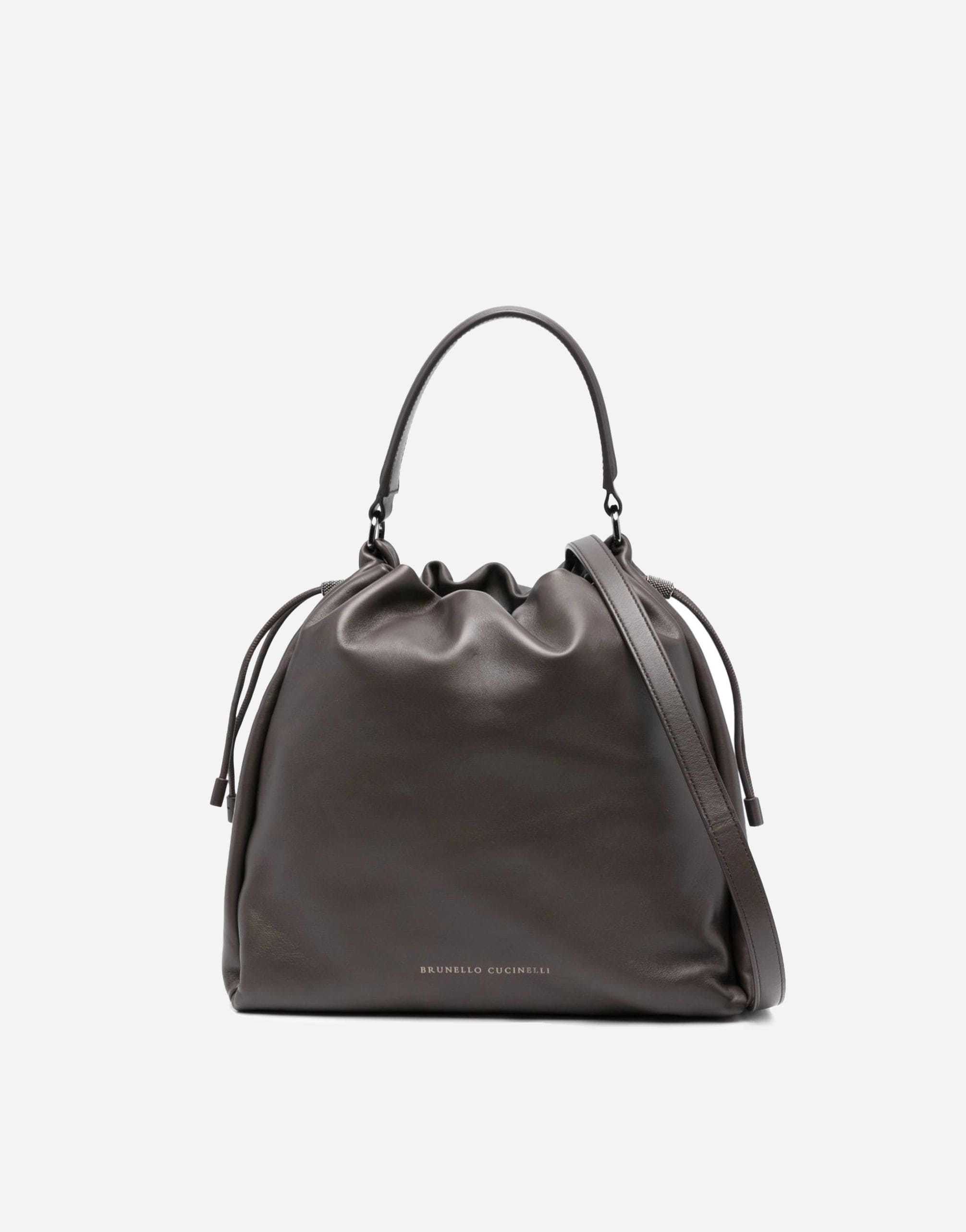 Brunello Cucinelli Logo-Debossed Tote Bag