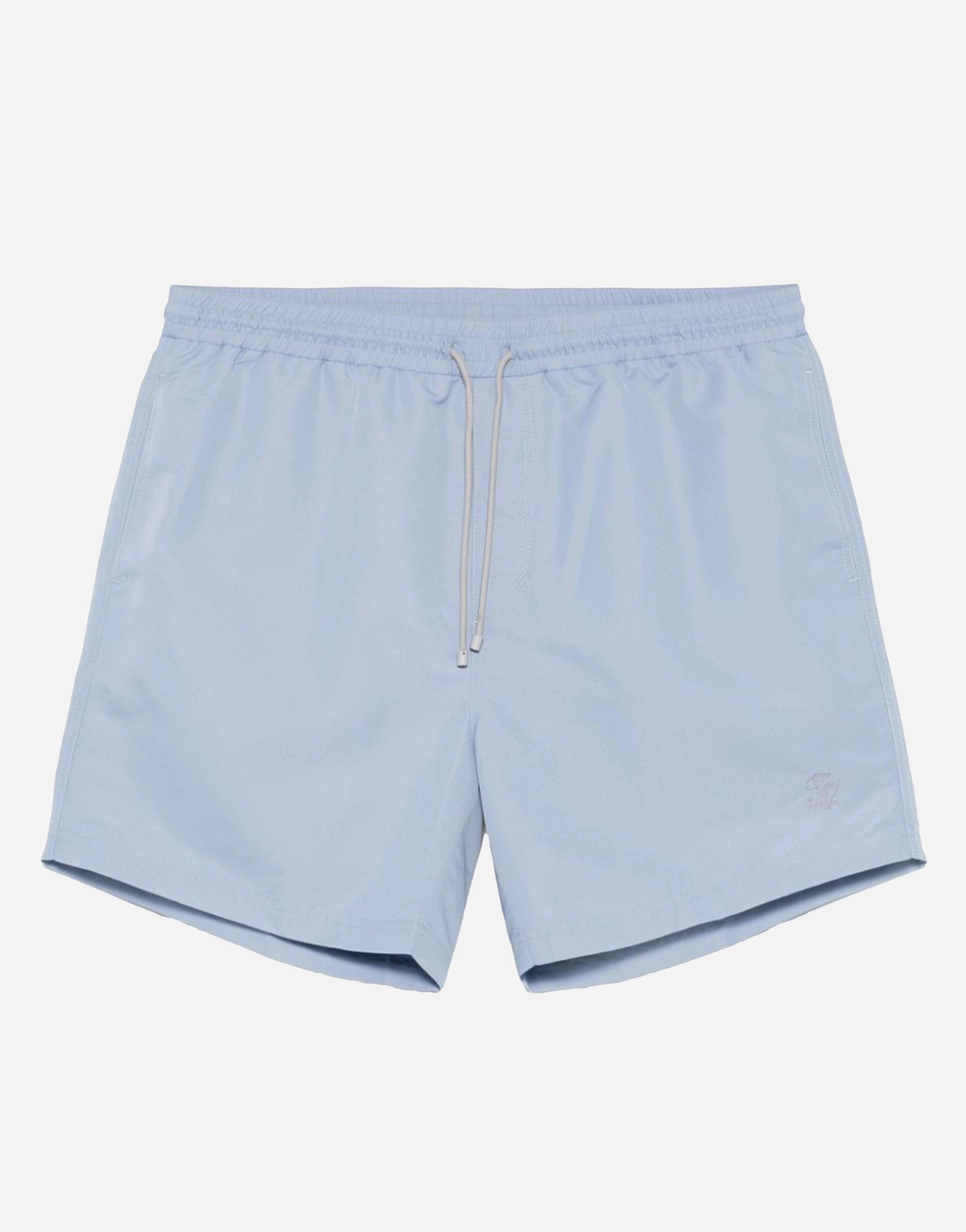 Brunello Cucinelli Logo-Embroidered Swim Shorts