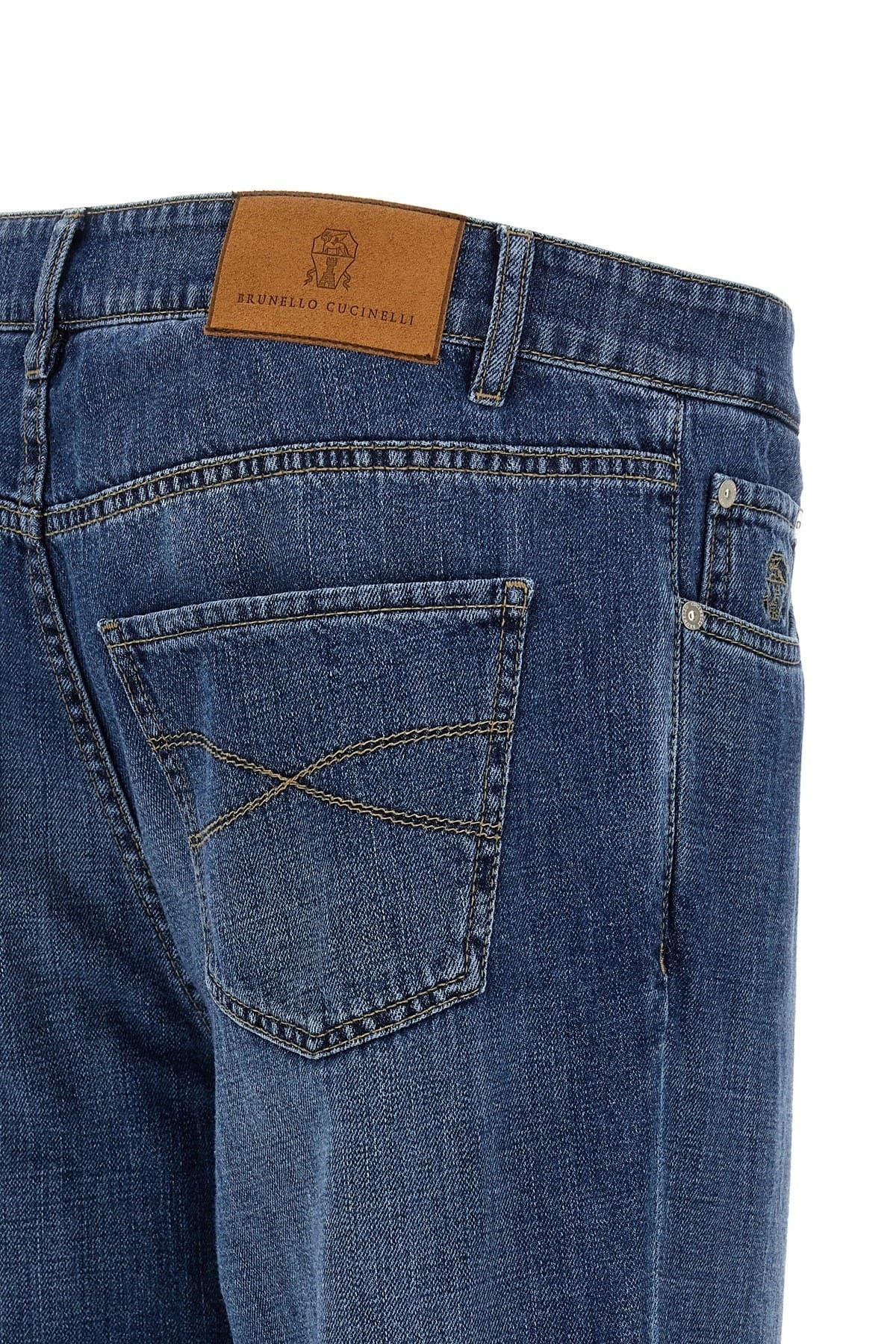 Brunello Cucinelli Brunello Cucinelli Logo Embroidery Jeans