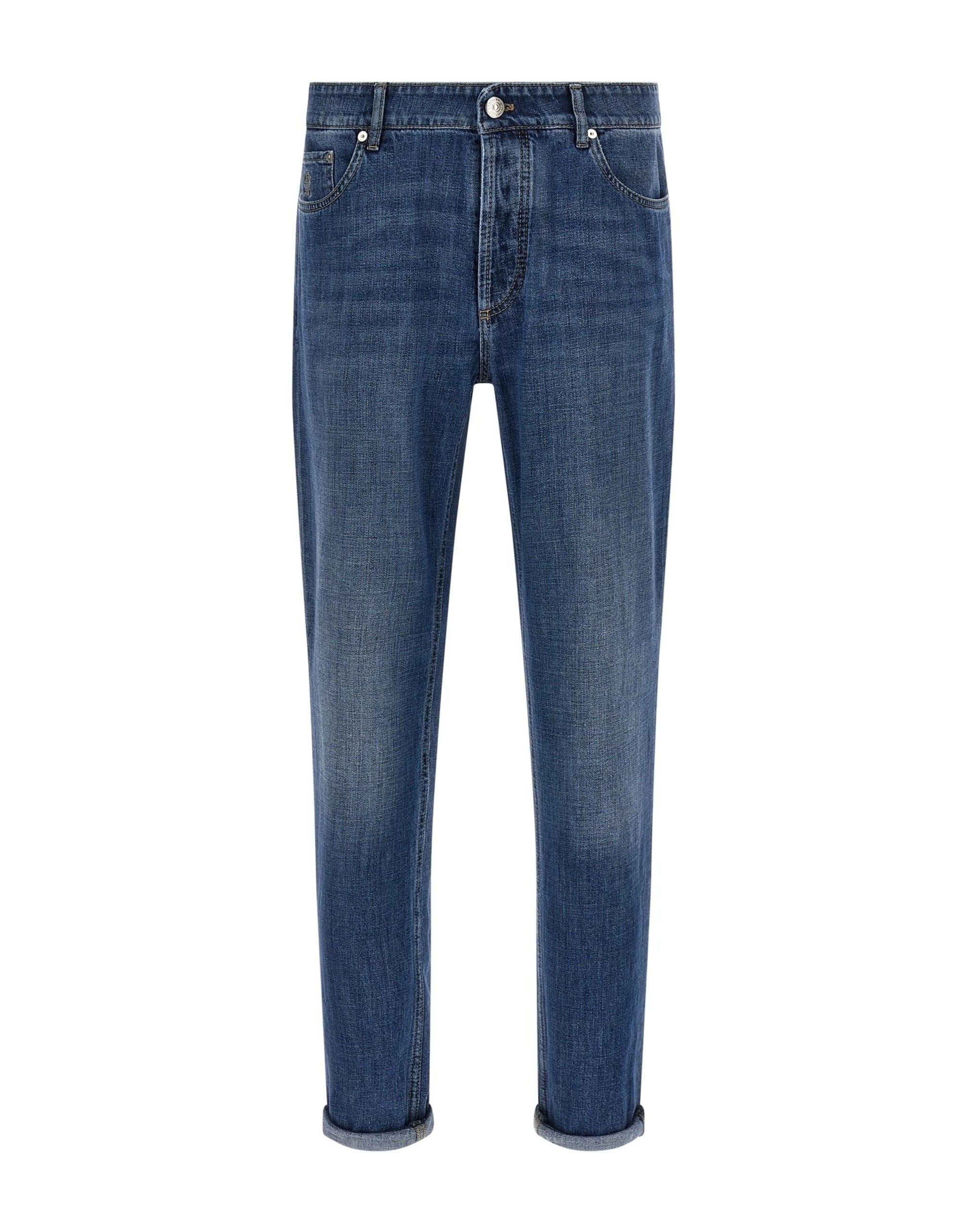 Brunello Cucinelli Brunello Cucinelli Logo Embroidery Jeans