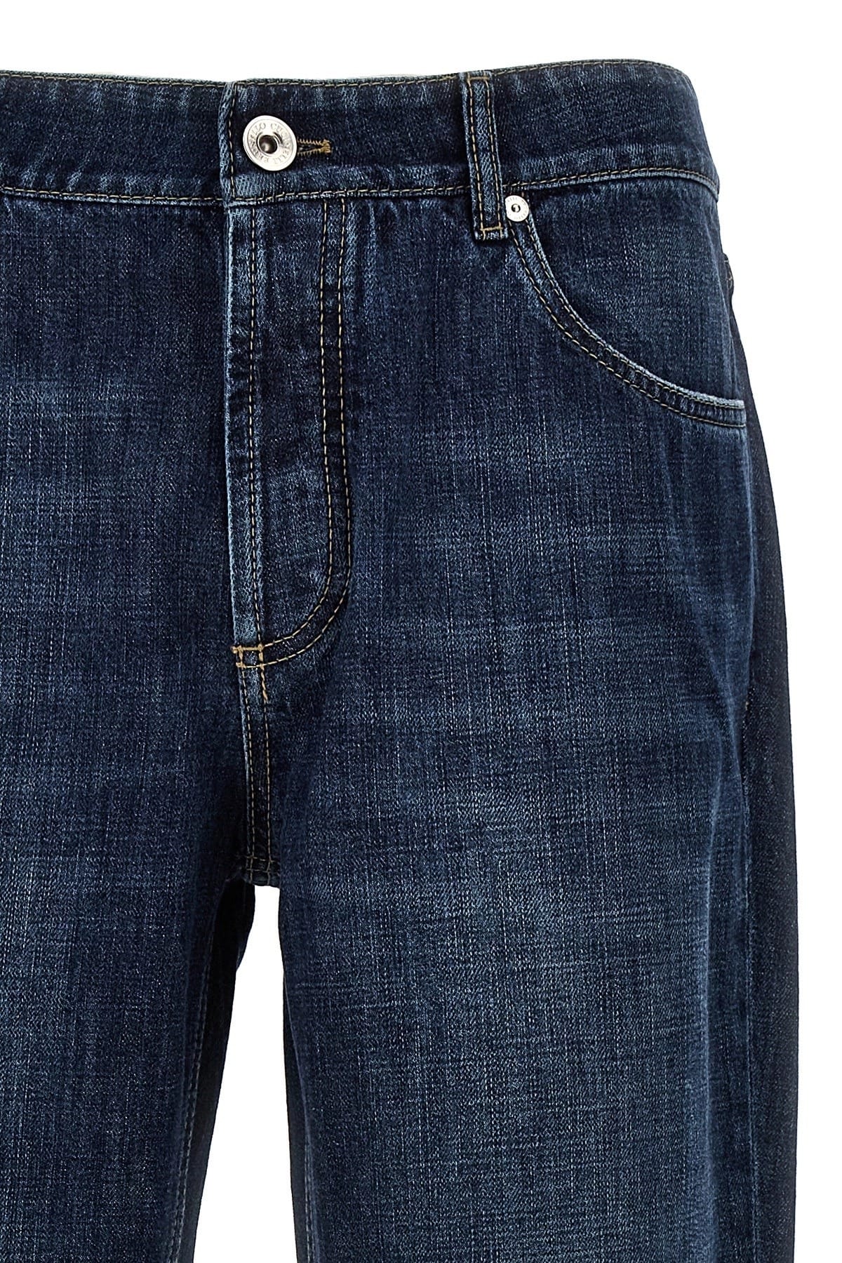 Brunello Cucinelli Brunello Cucinelli Logo Embroidery Jeans