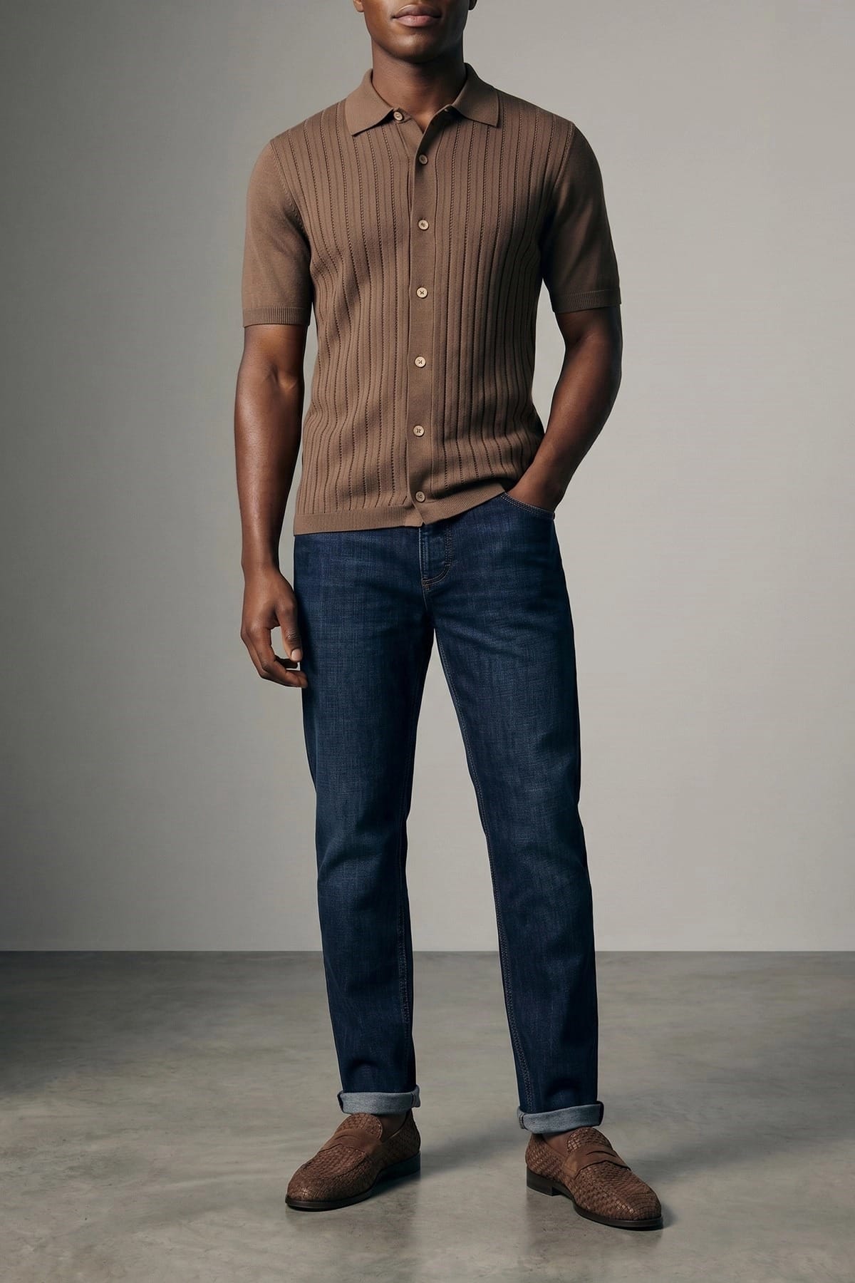 Brunello Cucinelli Logo Embroidery Jeans - alternate view